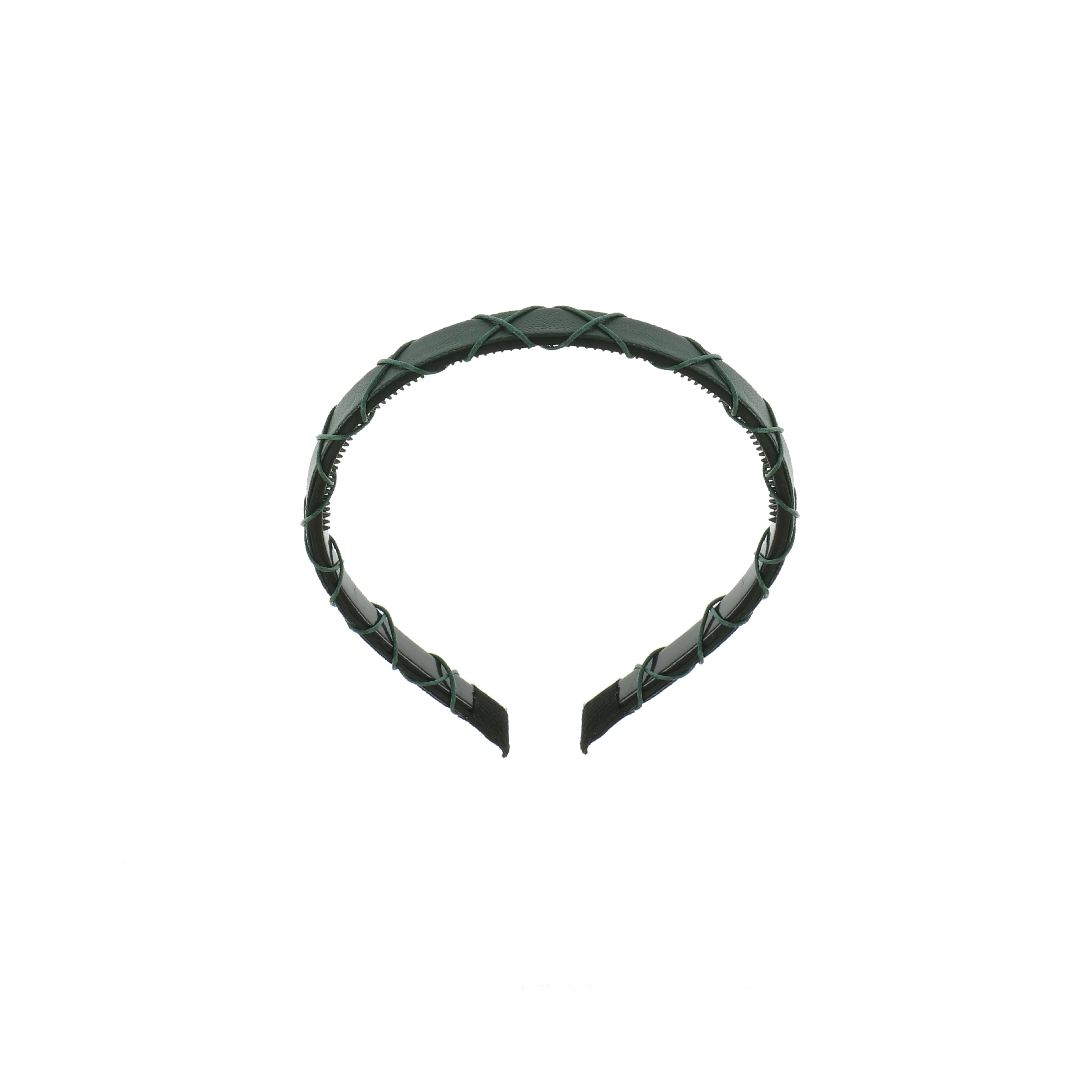 LEATHER CRISCROSS HEADBAND - Image 3