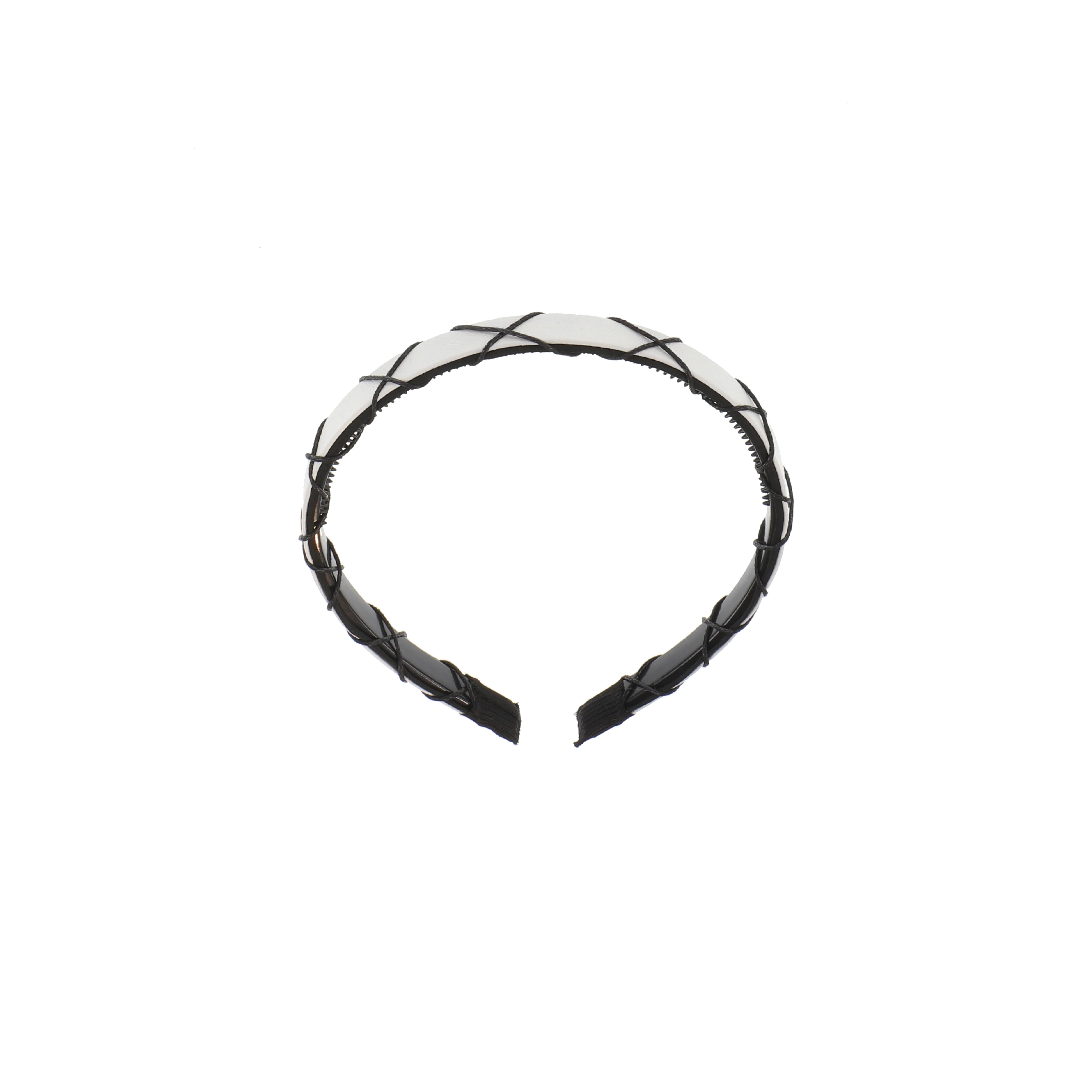 LEATHER CRISCROSS HEADBAND - Image 5