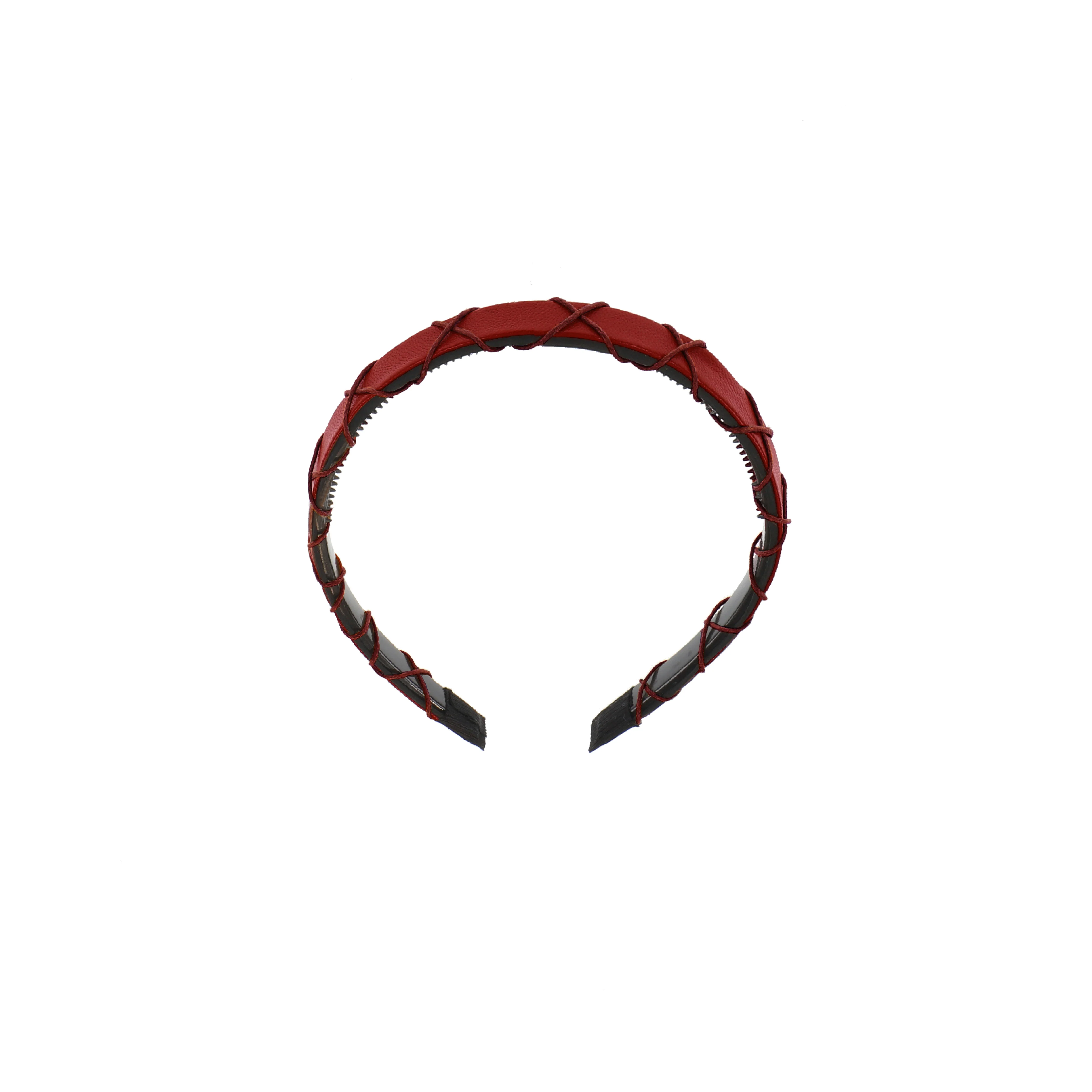 LEATHER CRISCROSS HEADBAND - Image 6