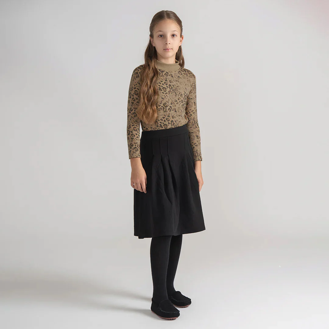 LEOPARD PRINT MOCK NECK - Image 3