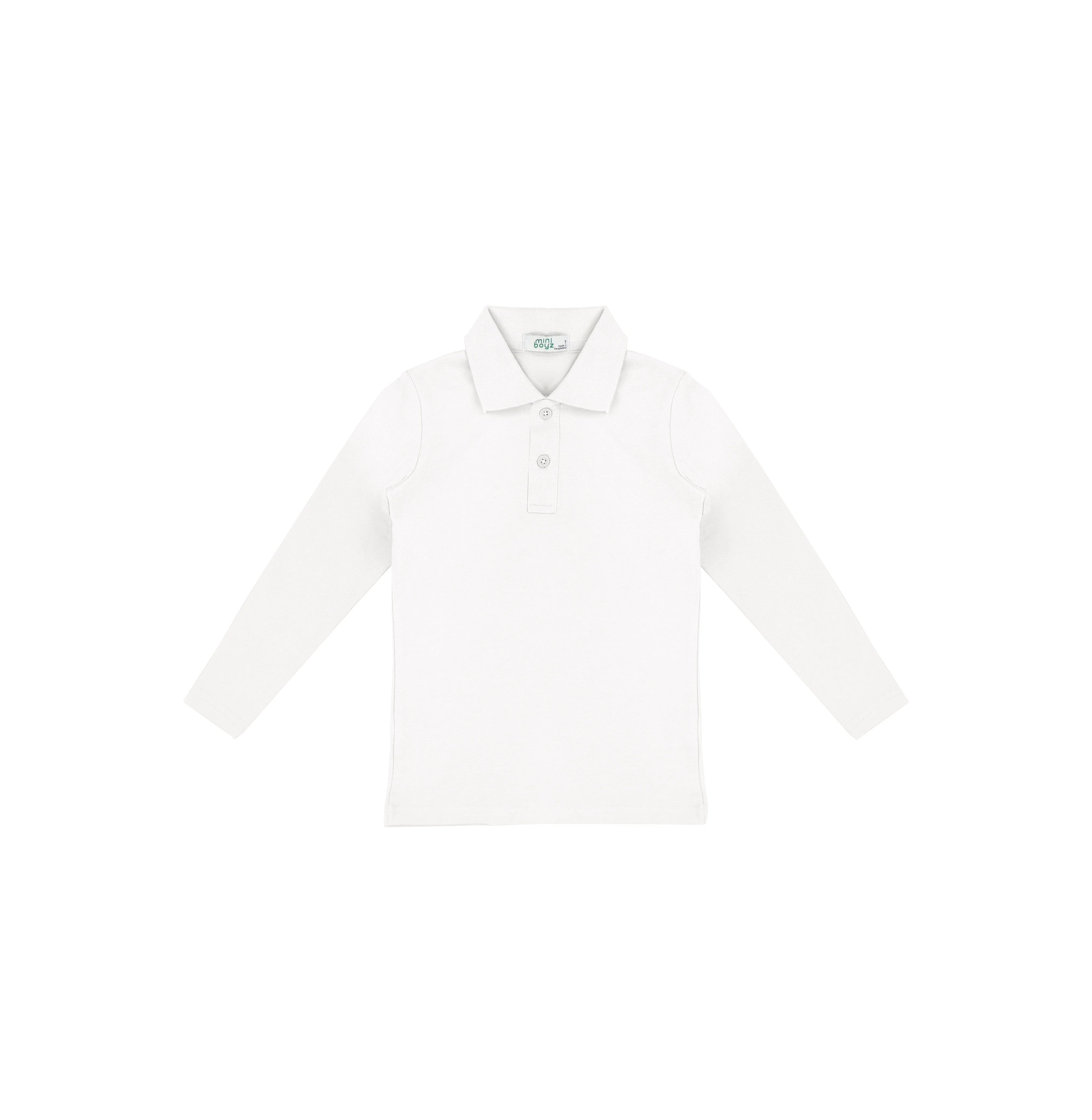 LONG SLEEVES PIQUE POLO - Image 3