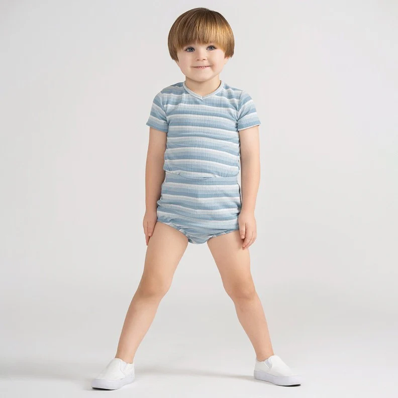 OMBRE STRIPE BABY SET - Image 6