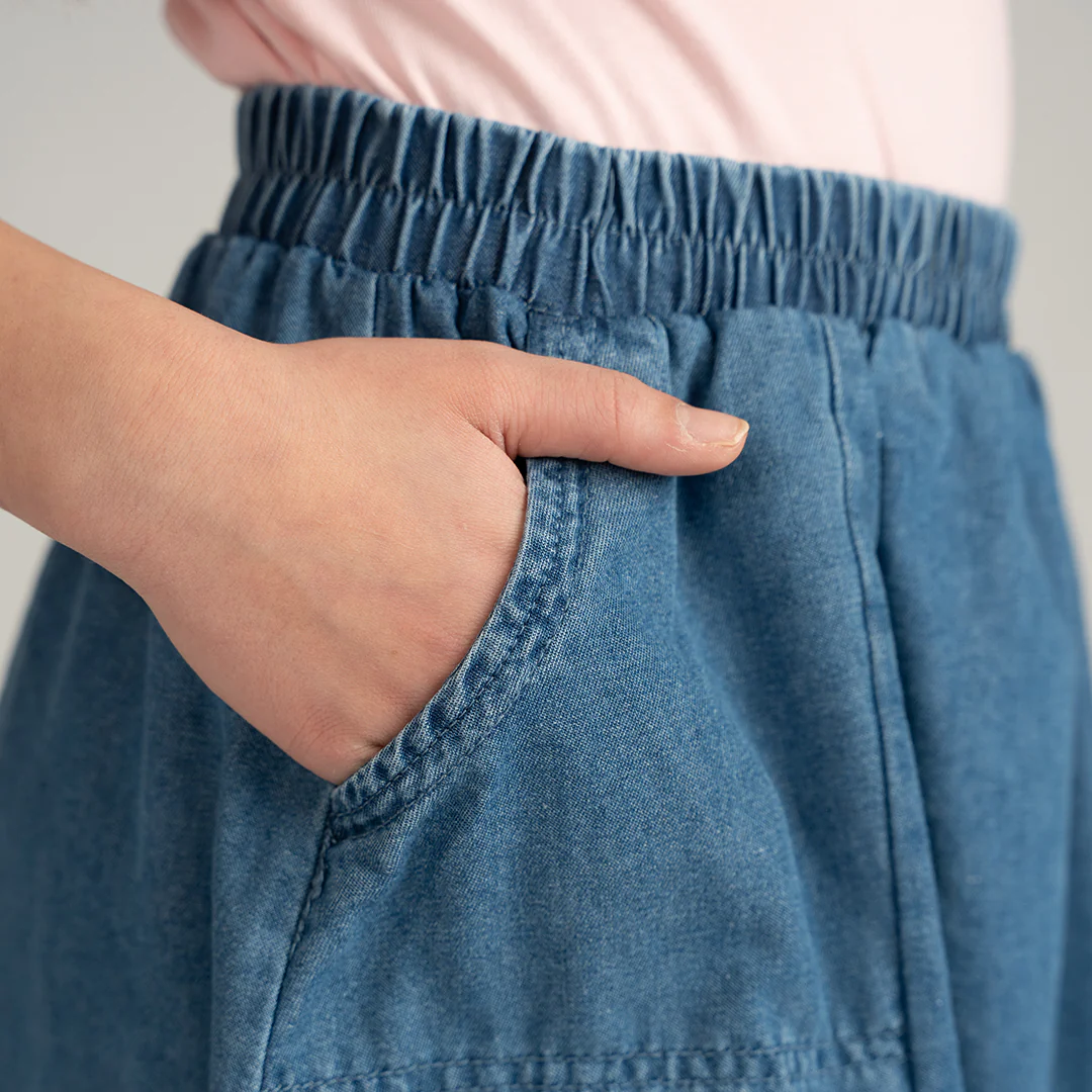 POCKET SEAM MAXI SKIRT - Image 3