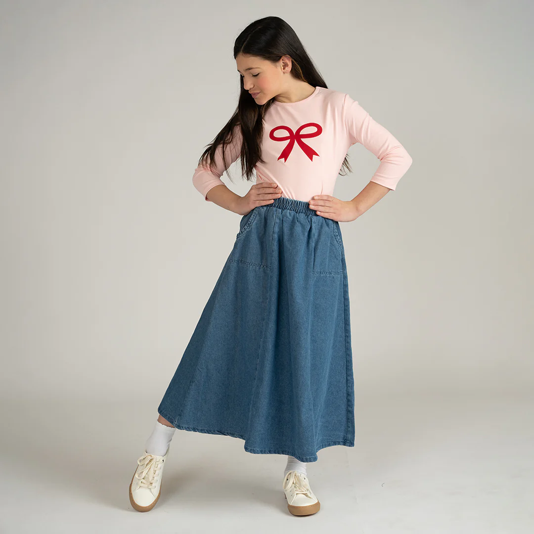 POCKET SEAM MAXI SKIRT - Image 4