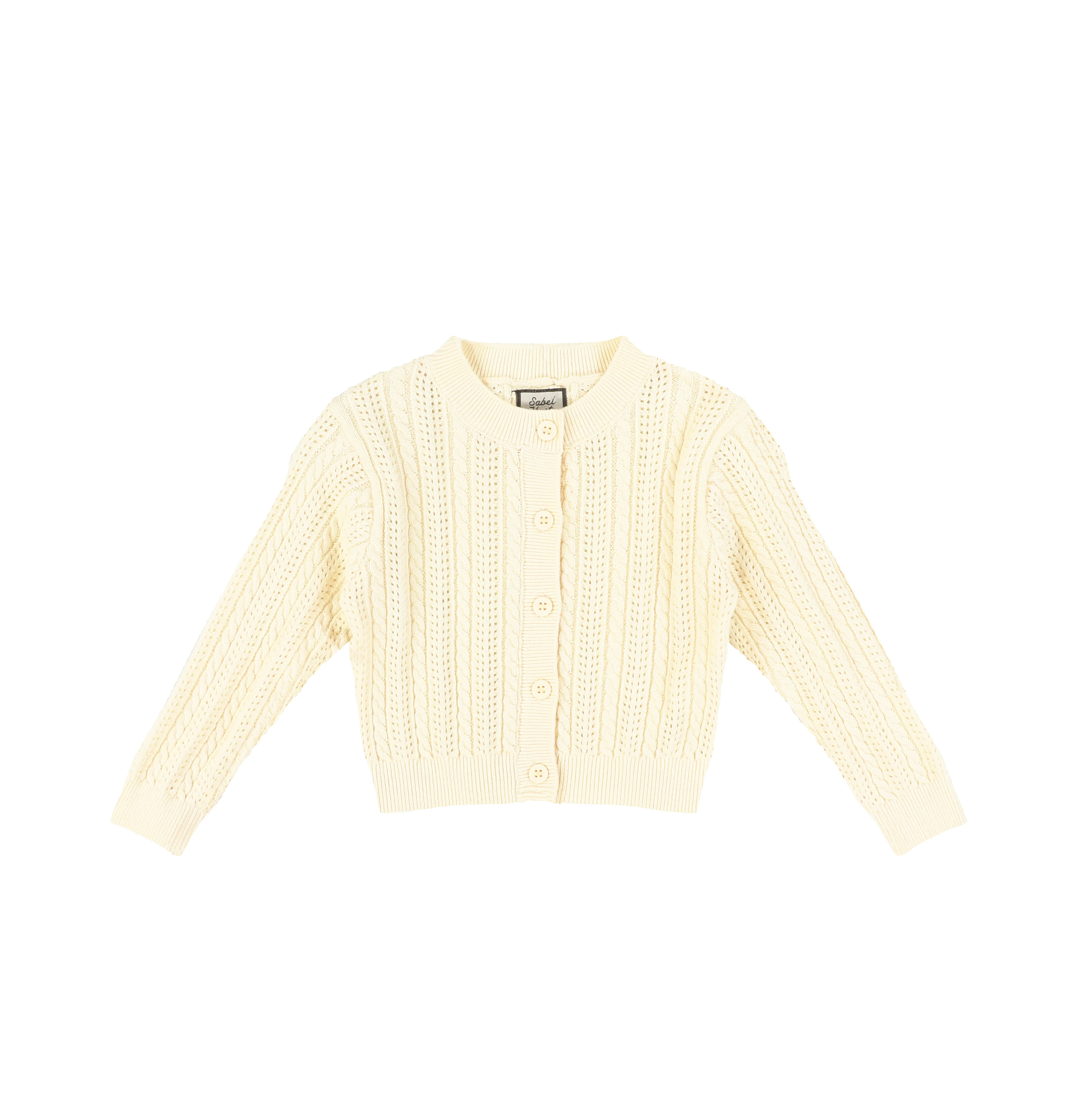 POINTELLE KNIT CARDIGAN - Image 4