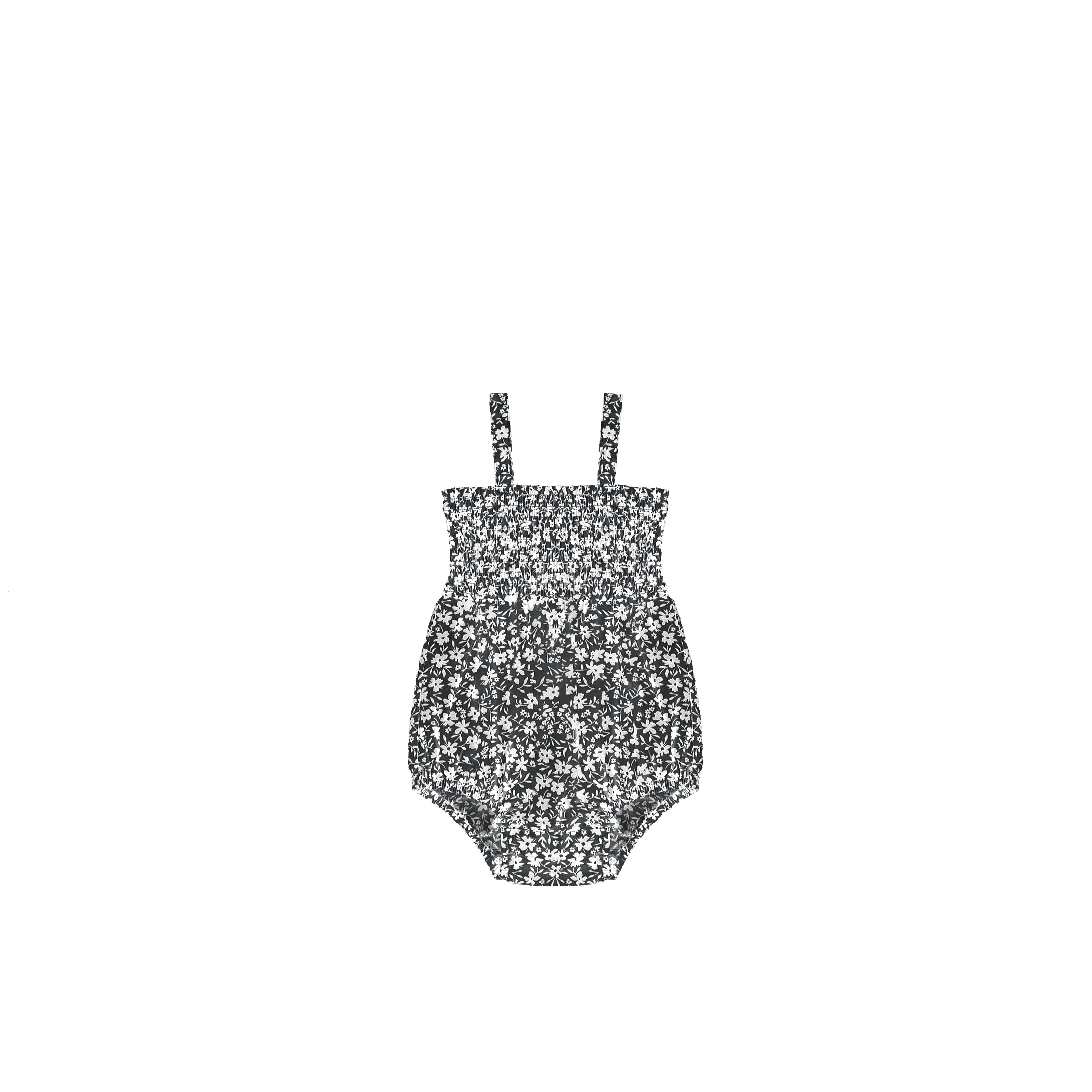 PRINTED WOVEN ROMPER
