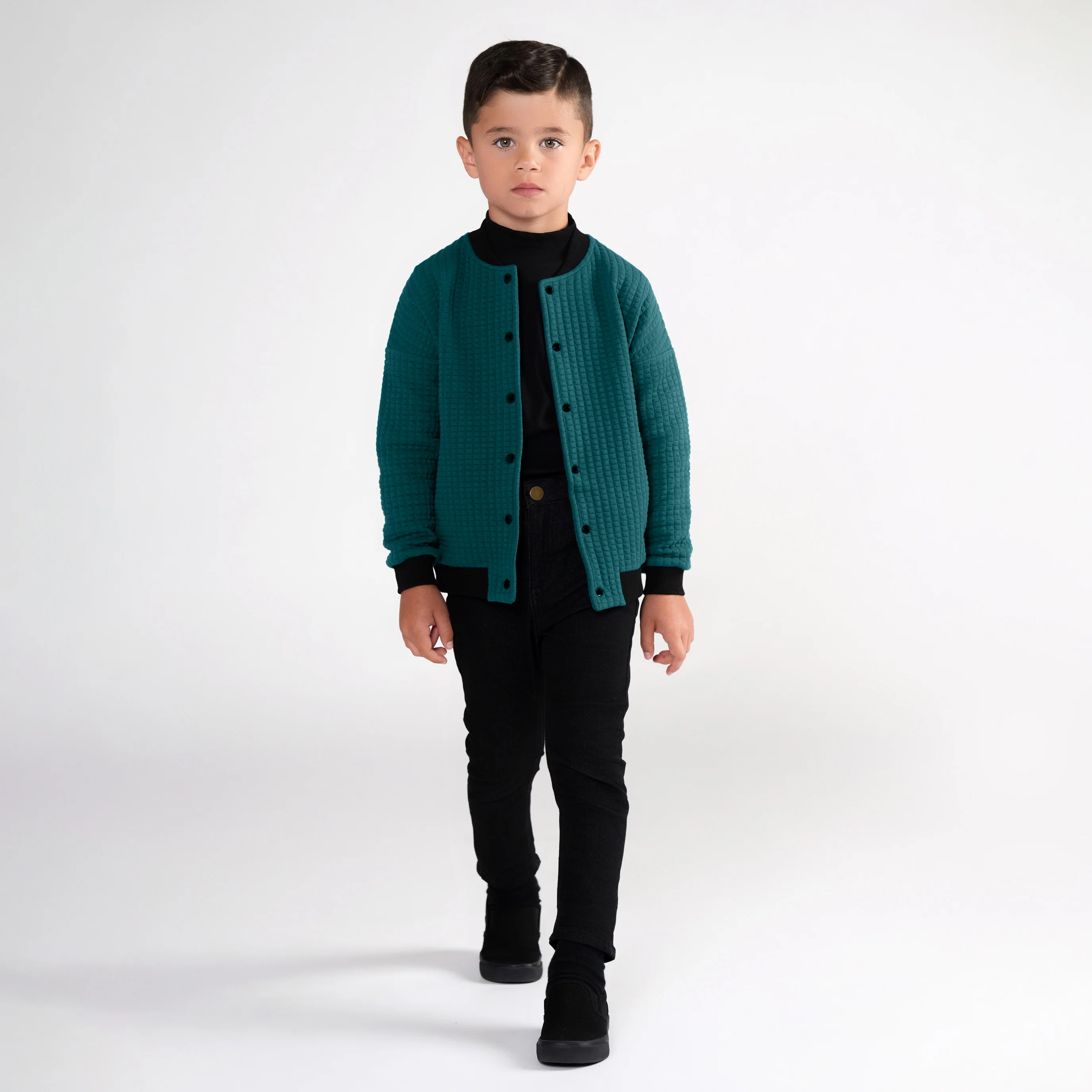 QUILTED VARSITY JACKET - Image 5