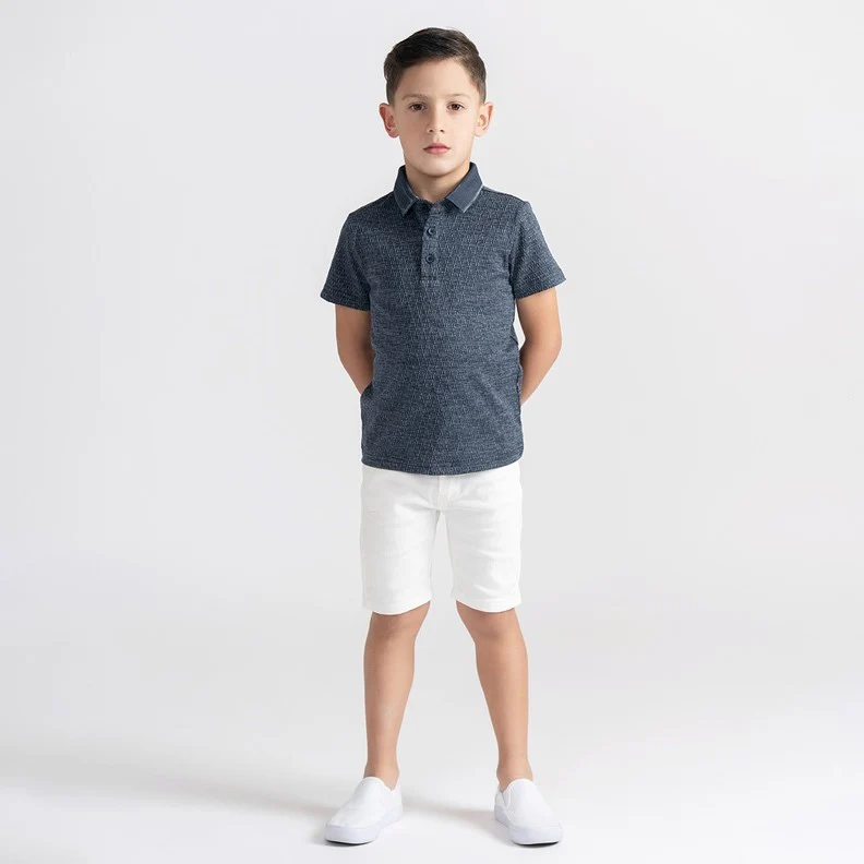 RAISED TEXTURE POLO - Image 6