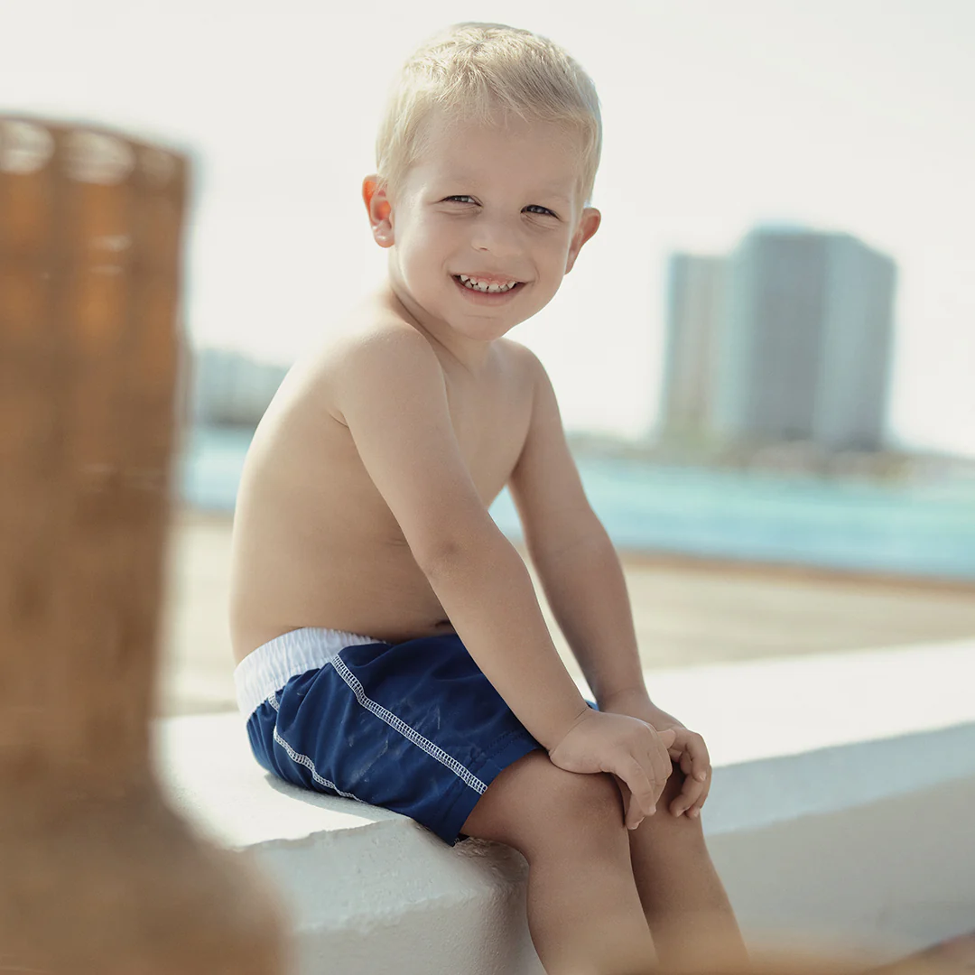REVERSE STITCH SWIM SHORTS - Image 3