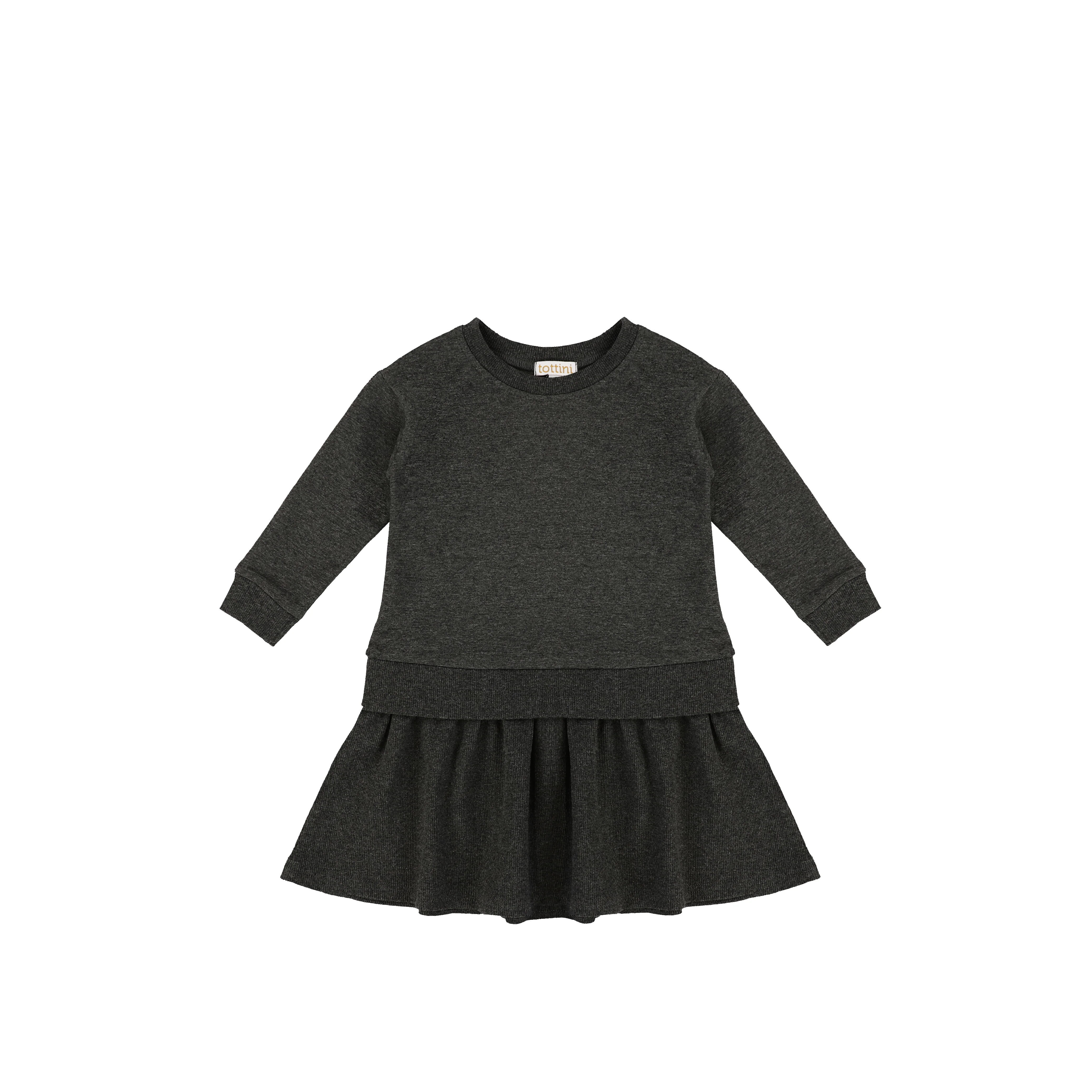 RIBBED OVERLAY DRESS