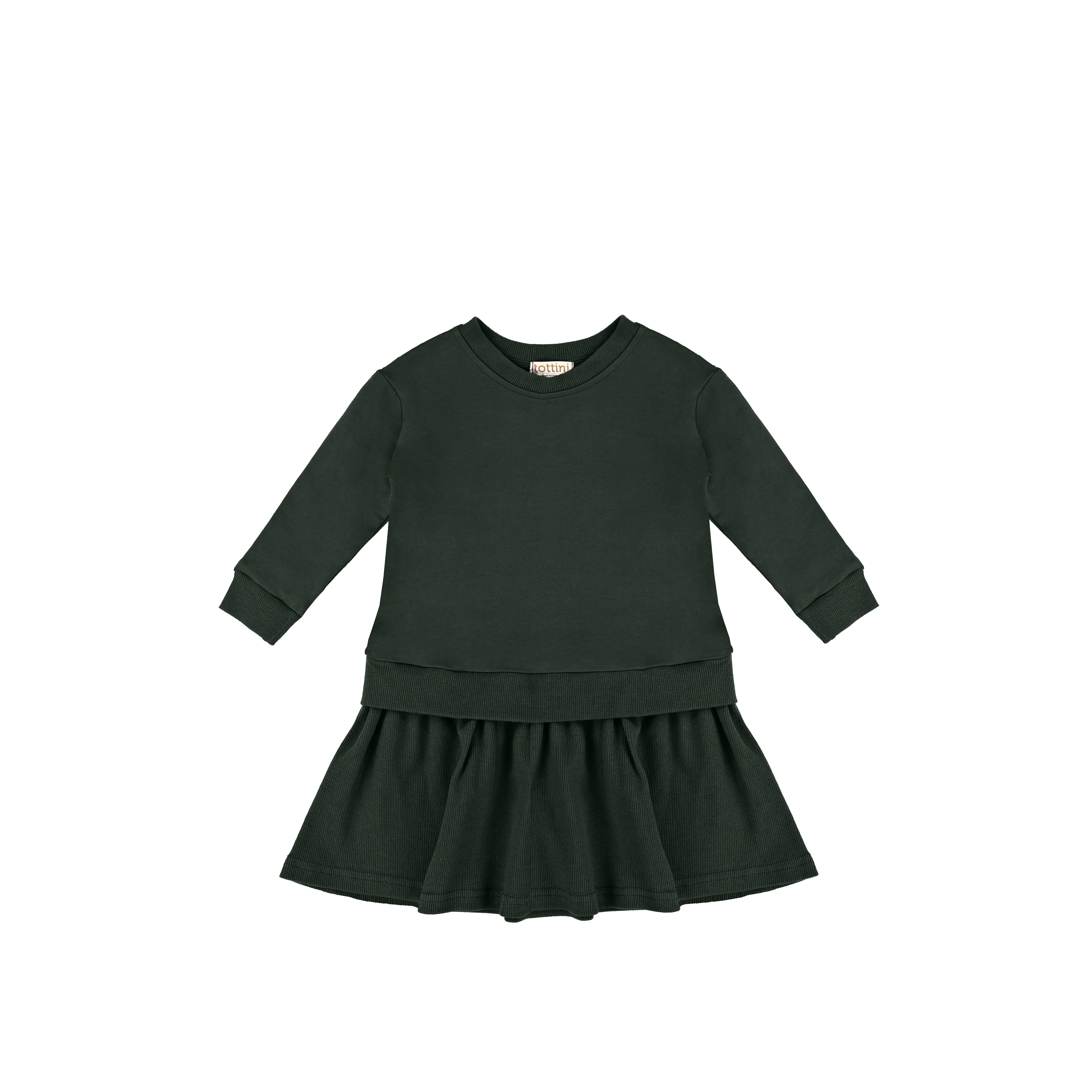 RIBBED OVERLAY DRESS - Image 2