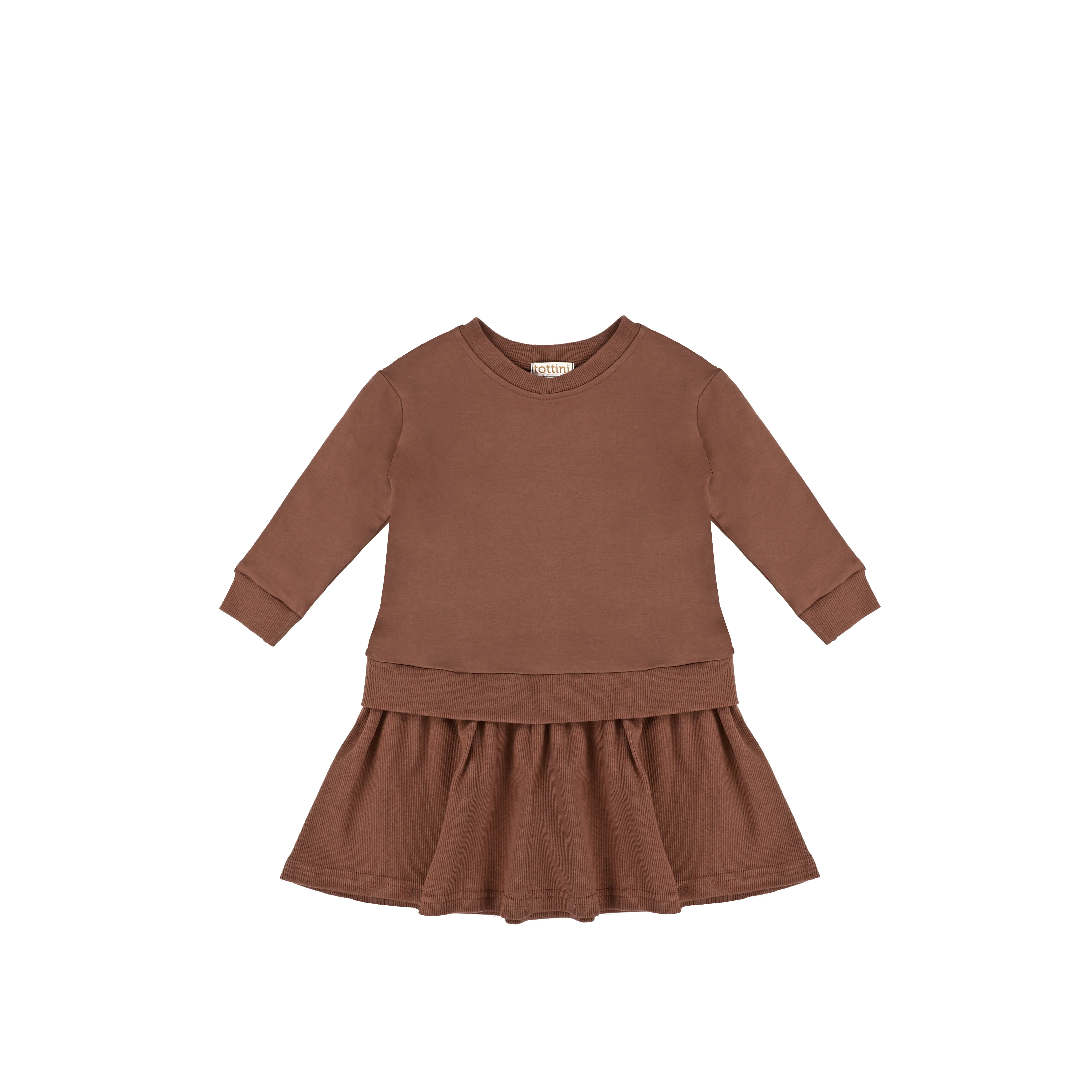 RIBBED OVERLAY DRESS - Image 3
