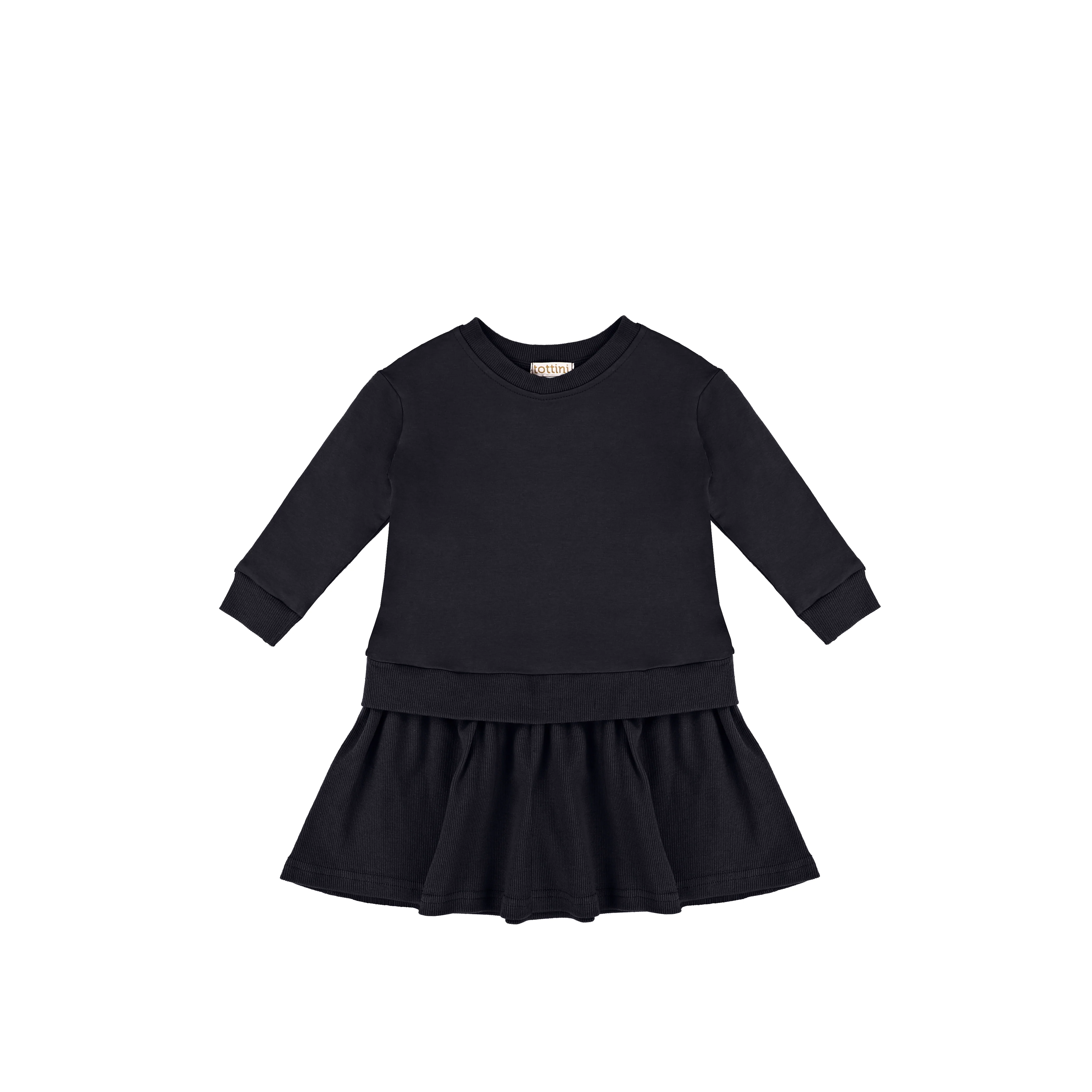 RIBBED OVERLAY DRESS - Image 4