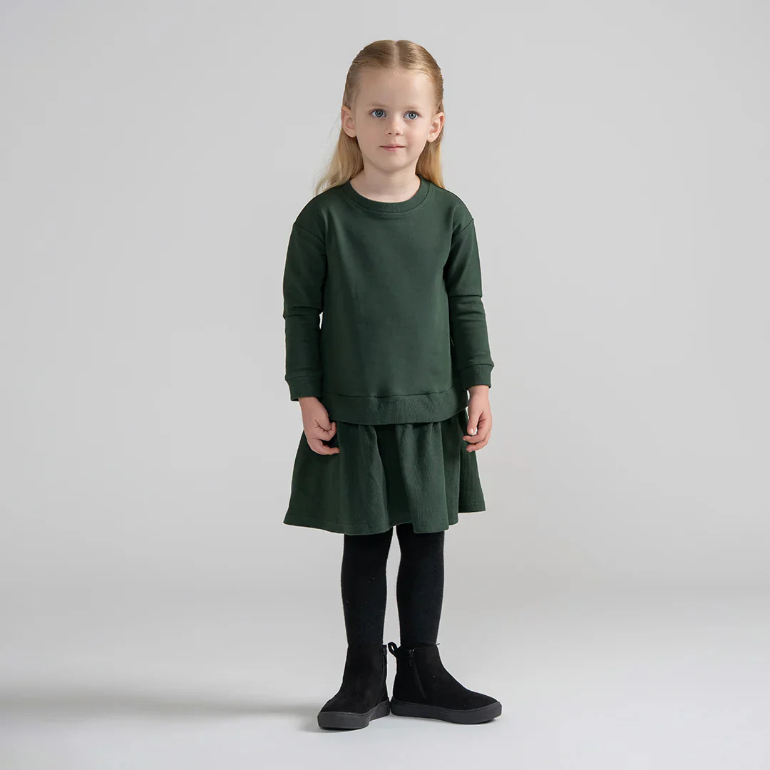 RIBBED OVERLAY DRESS - Image 6