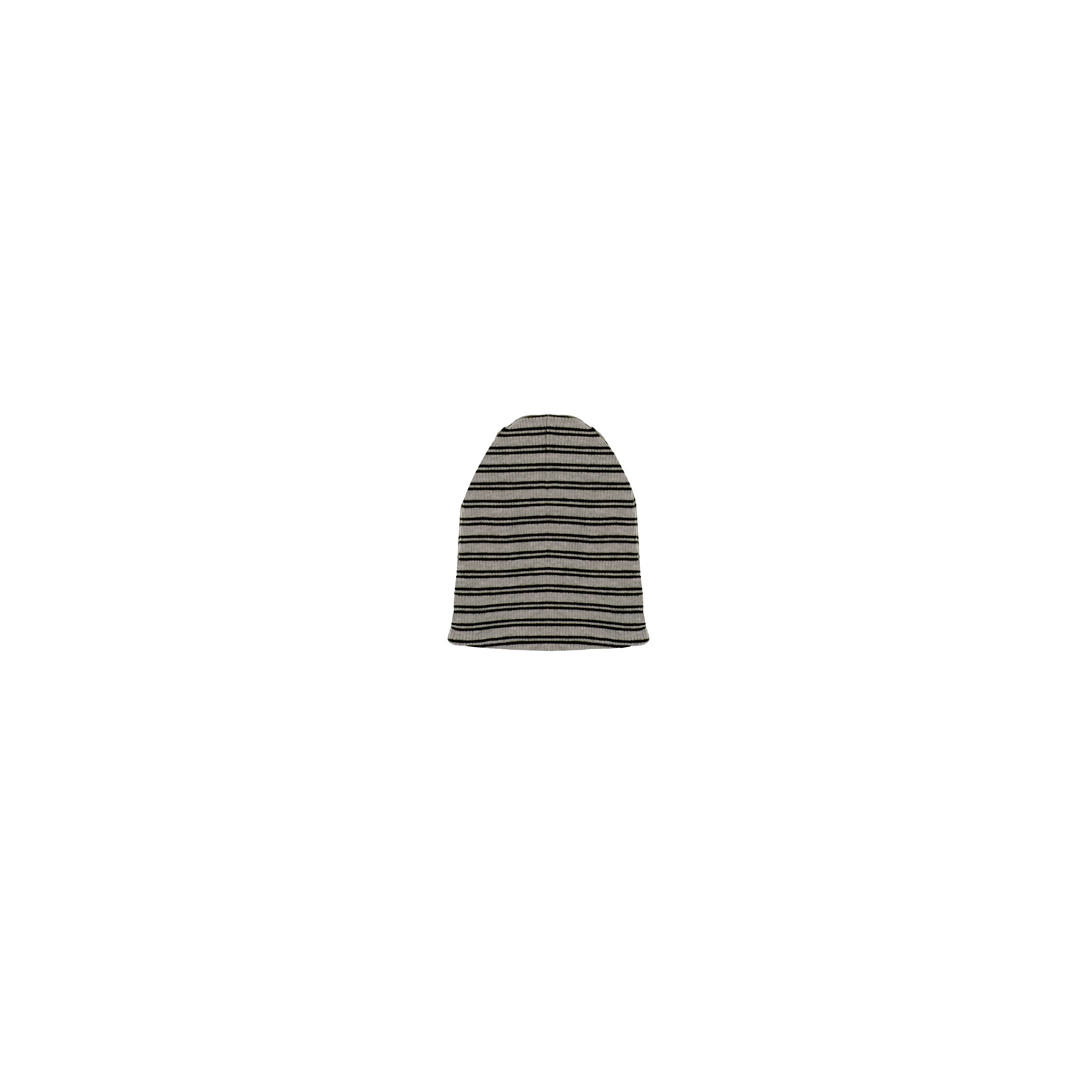 RIBBED STRIPED BEANIE - Image 3