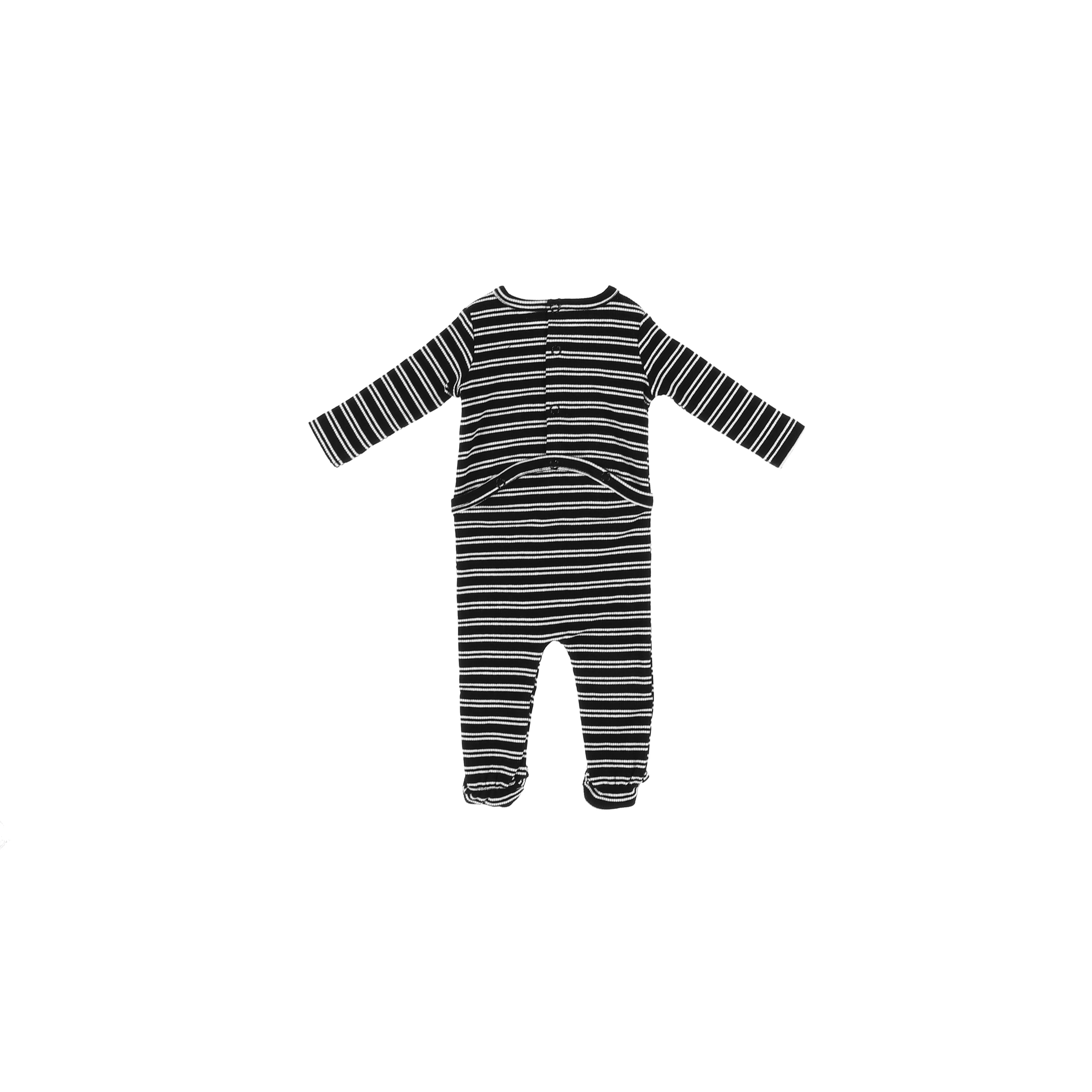 RIBBED STRIPED FOOTIE - Image 4