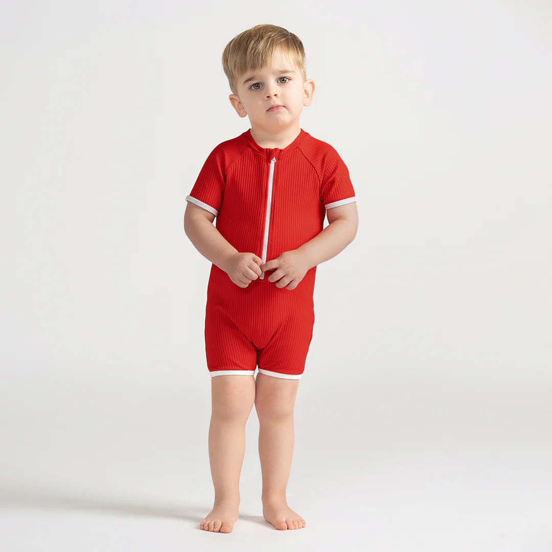 RIBBED TRIM BABY RASHGUARD - Image 4