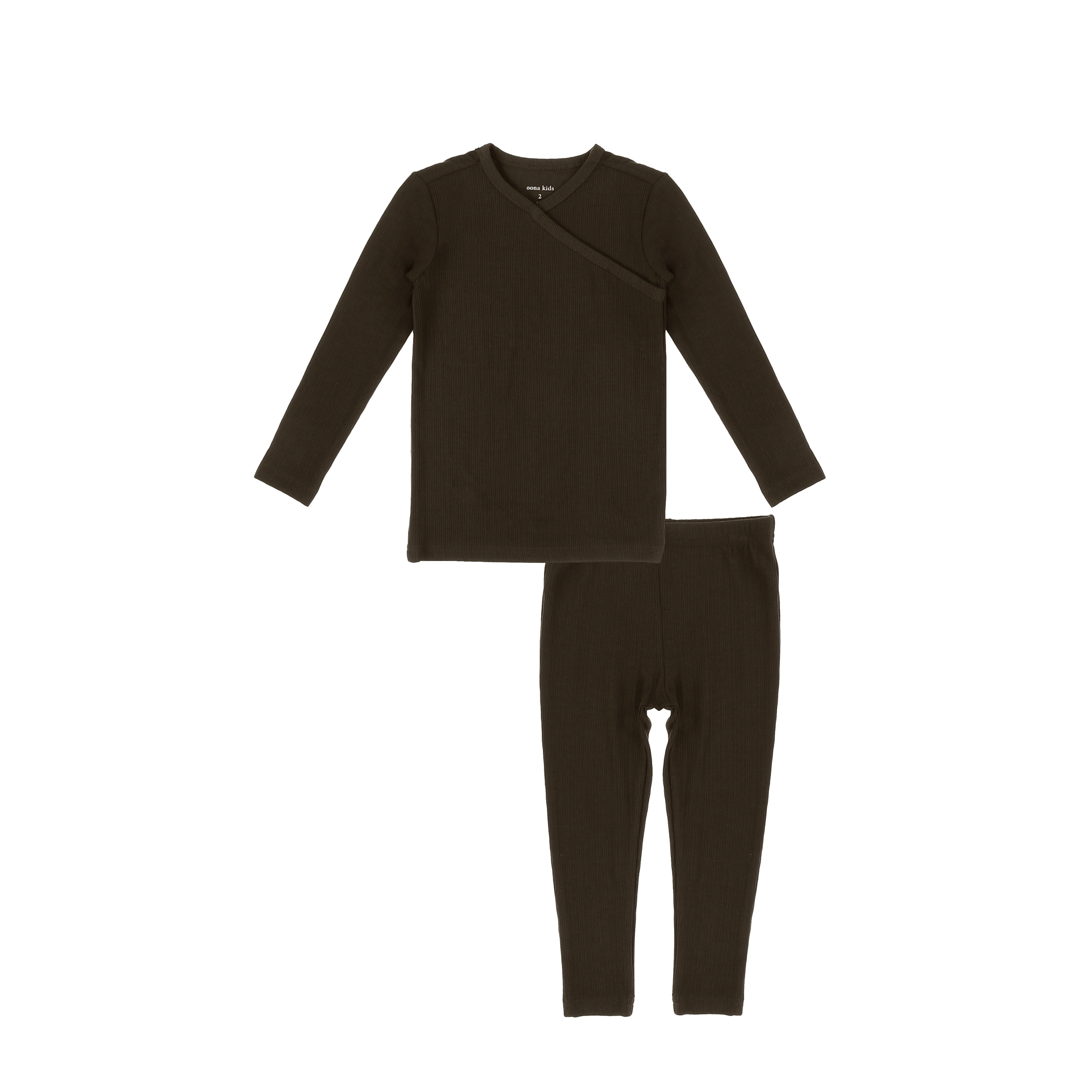 RIBBED WRAP PAJAMAS - Image 3