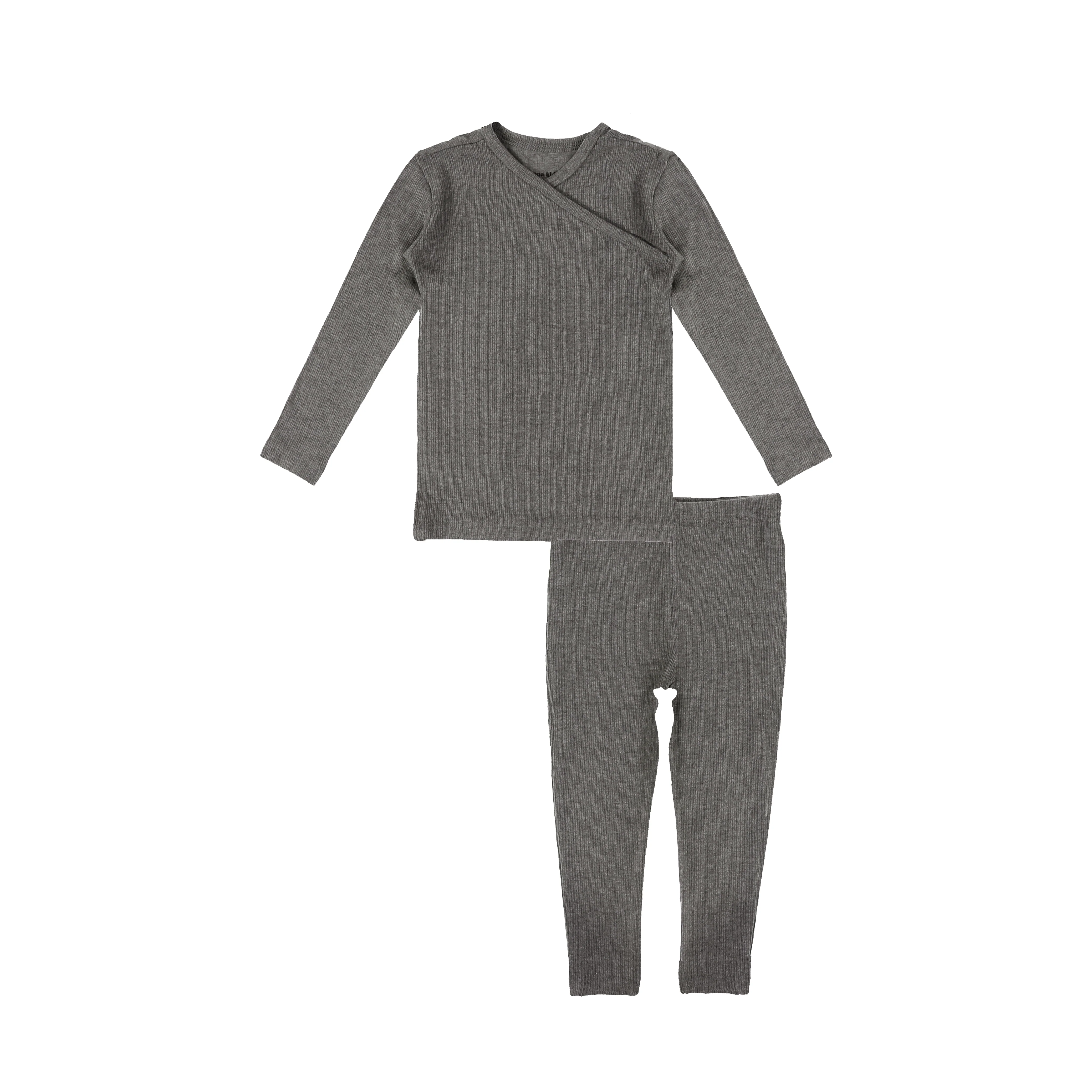 RIBBED WRAP PAJAMAS - Image 4