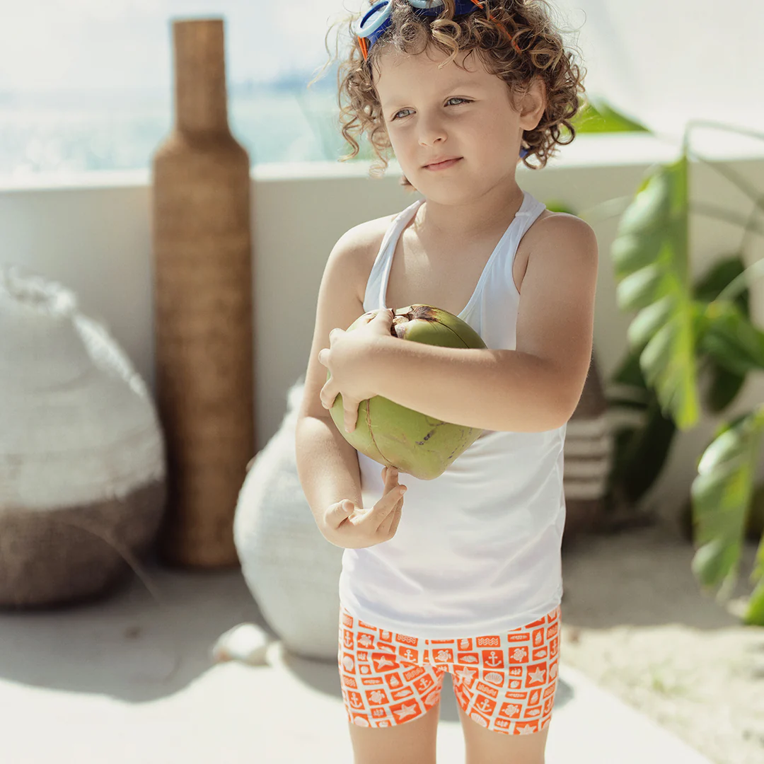 SEA SQUARE BABY SWIM SHORTS - Image 4