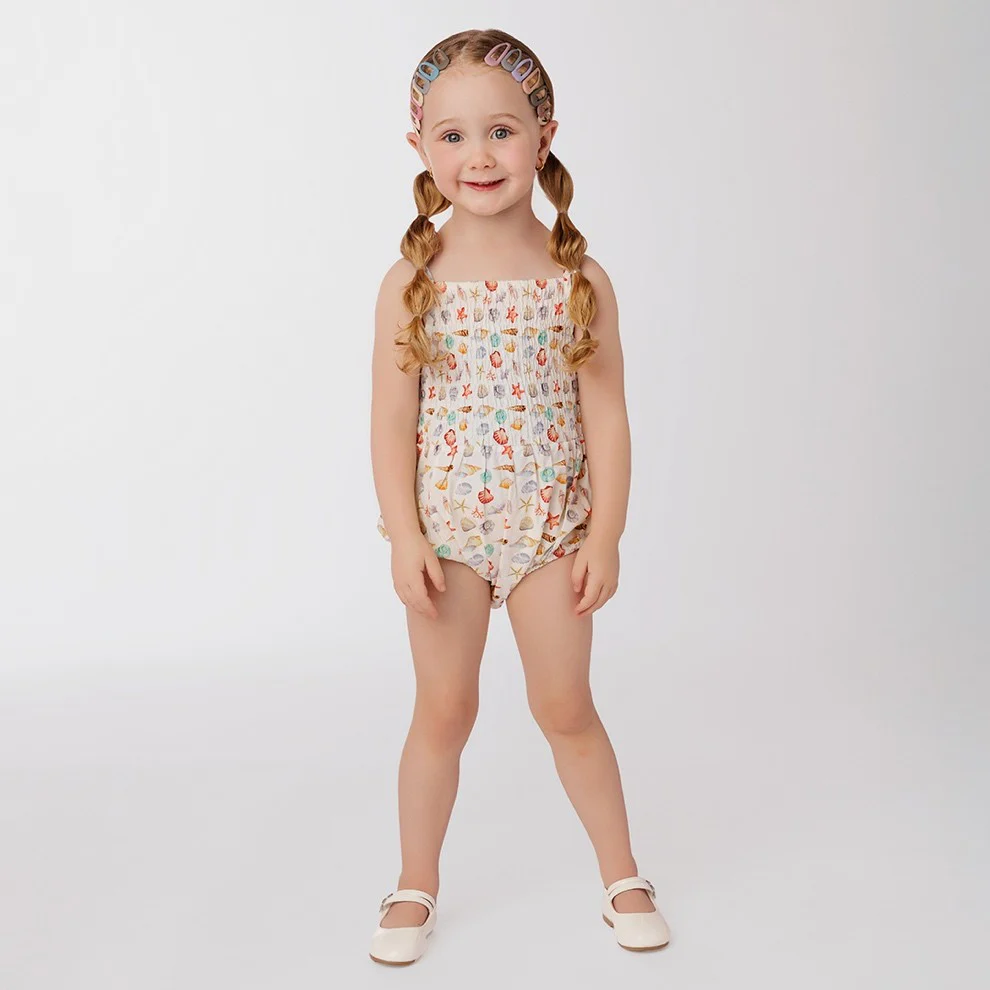 SEASHELL PRINT ROMPER - Image 2