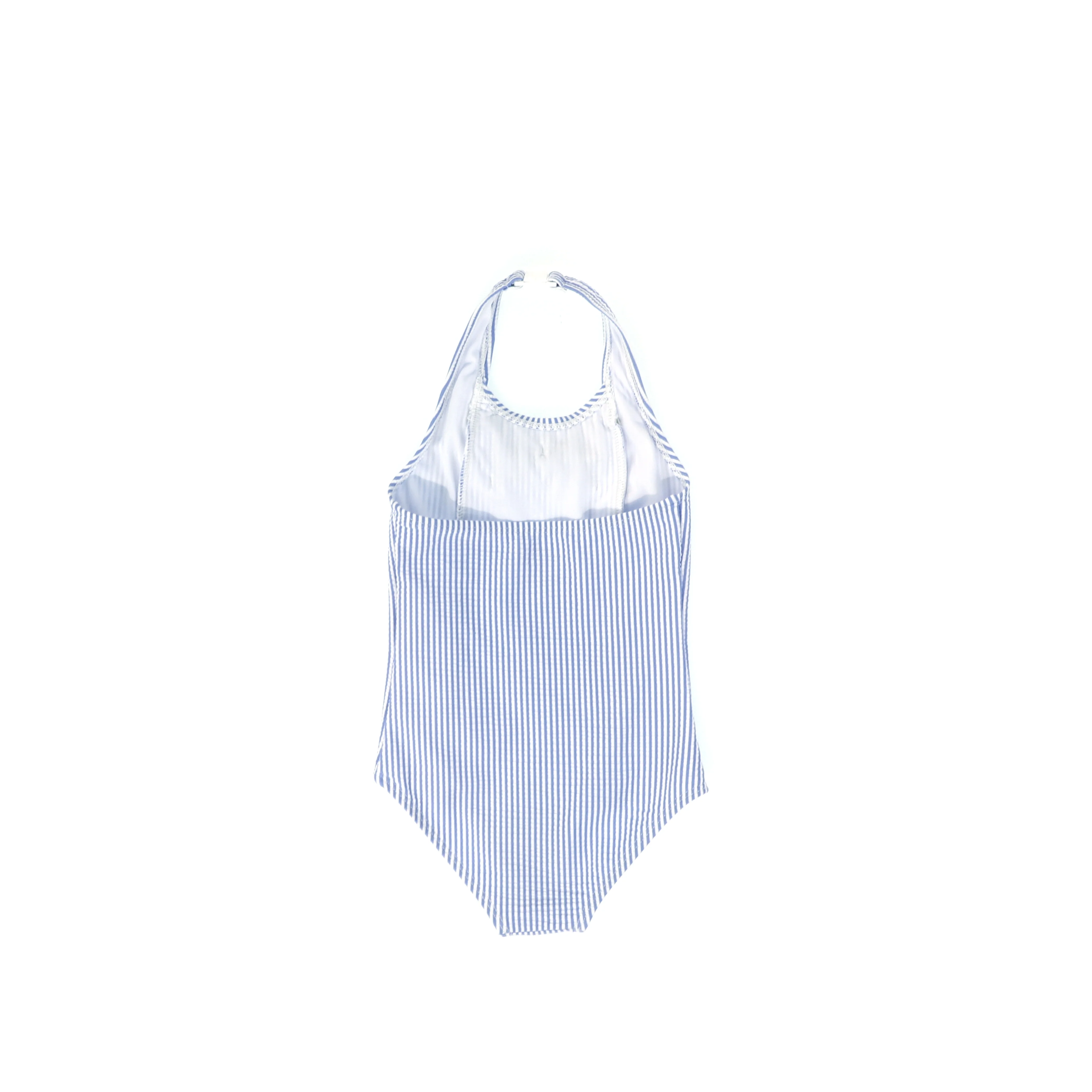 SEERSUCKER HALTER BATHING SUIT - Image 3