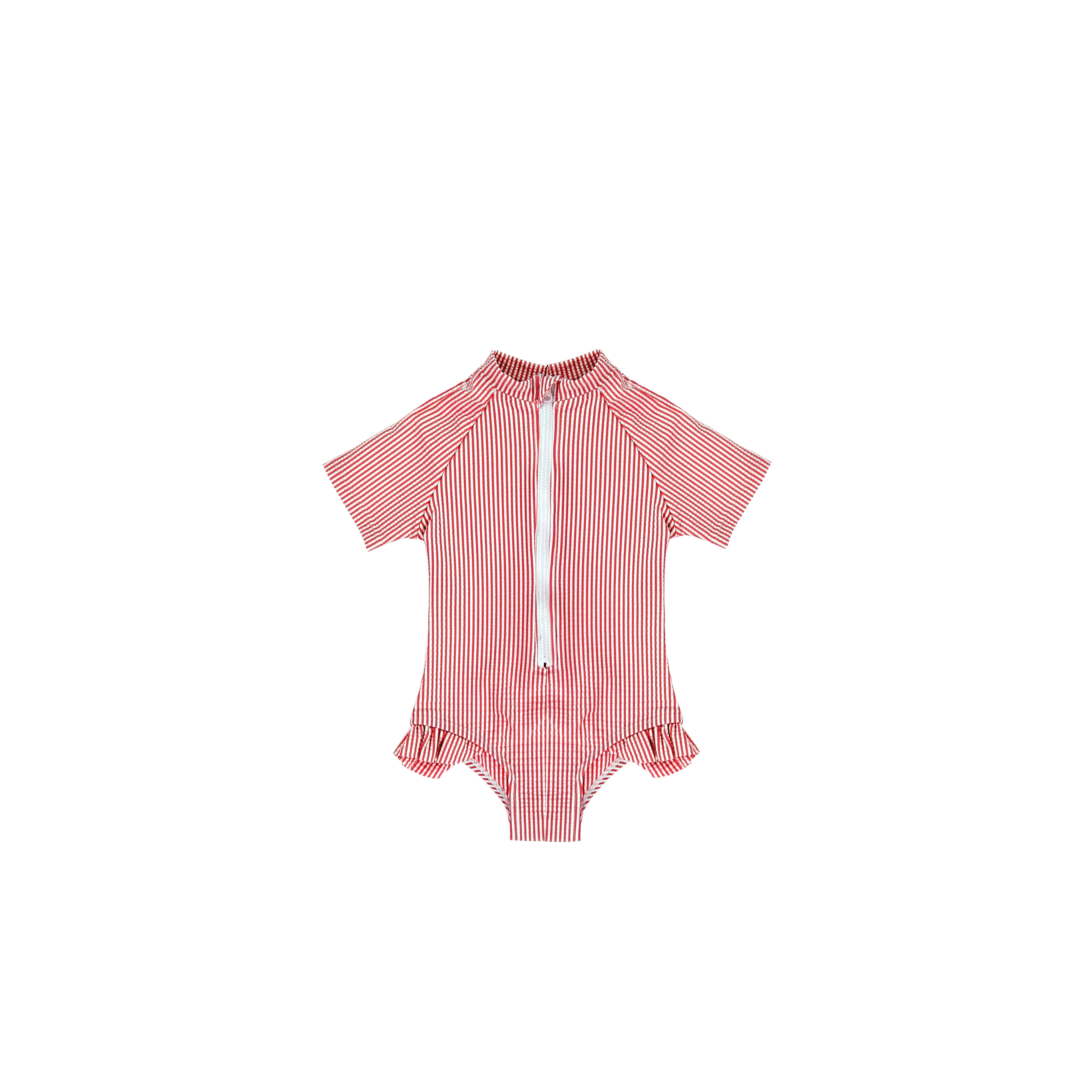 SEERSUCKER RUFFLE RASHGUARD - Image 2