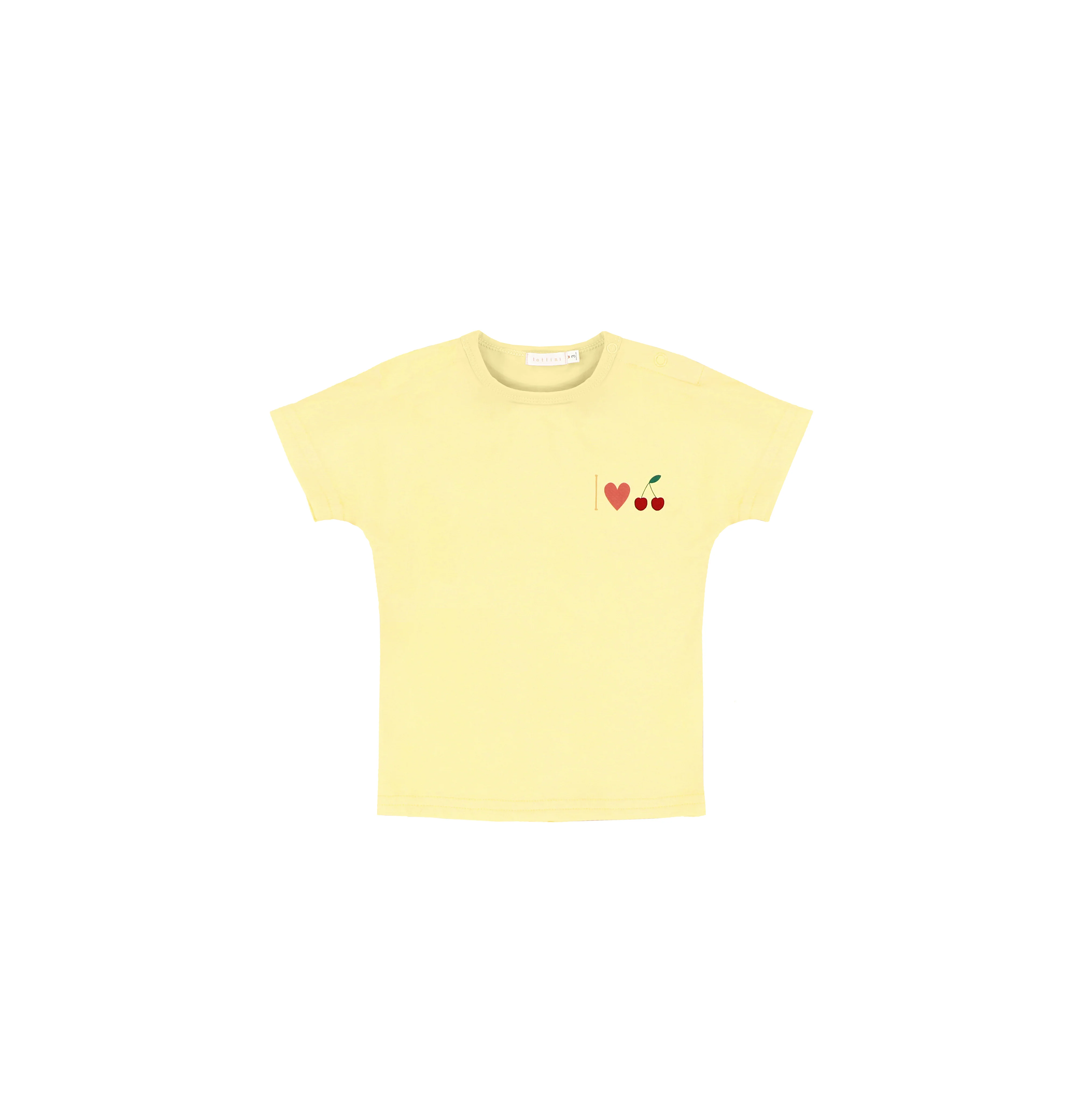 SHORT SLEEVES CHERRY PRINT TSHIRT - Image 2