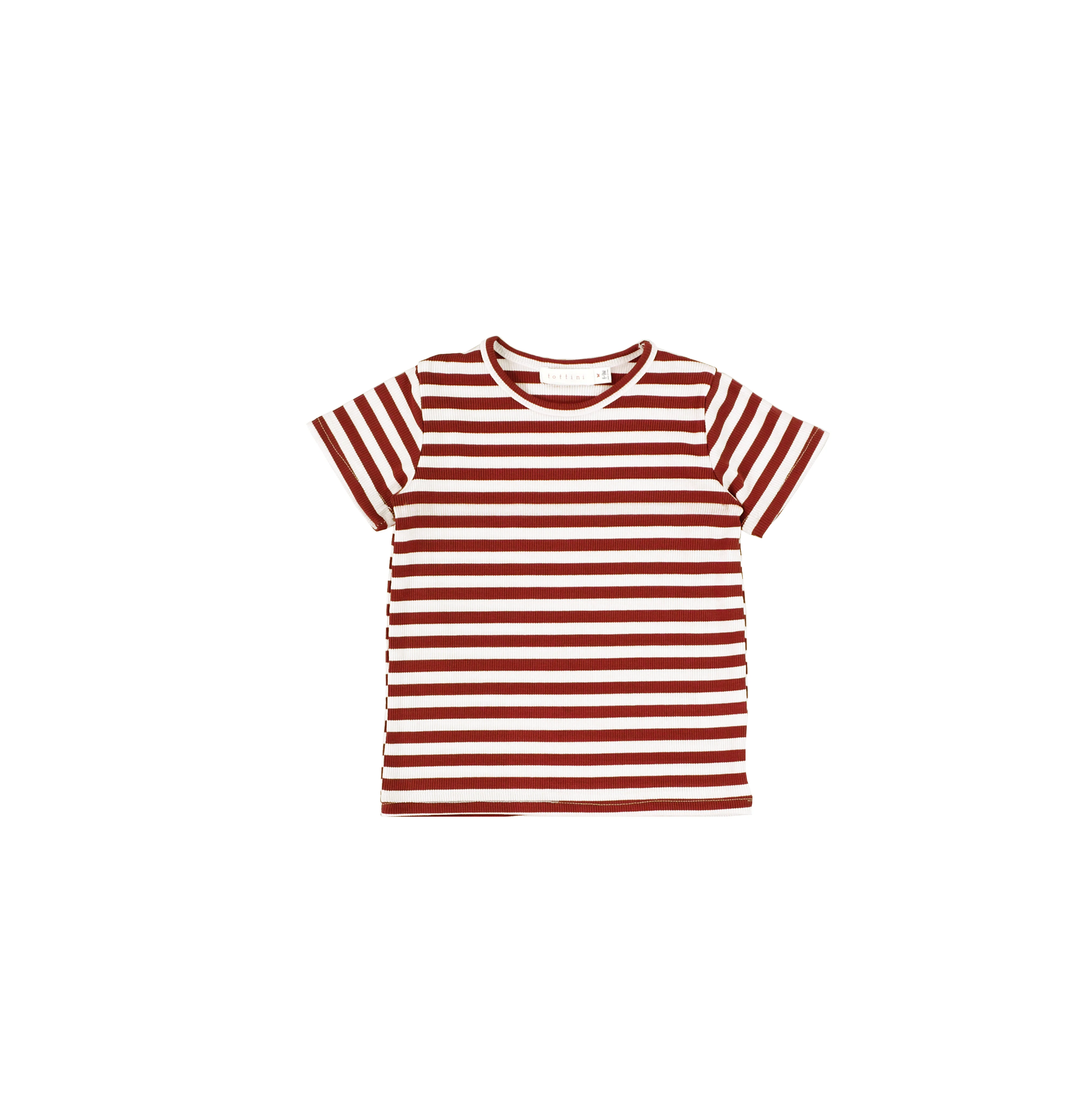 SHORT SLEEVES CLASSIC STRIPED TSHIRT - Image 4