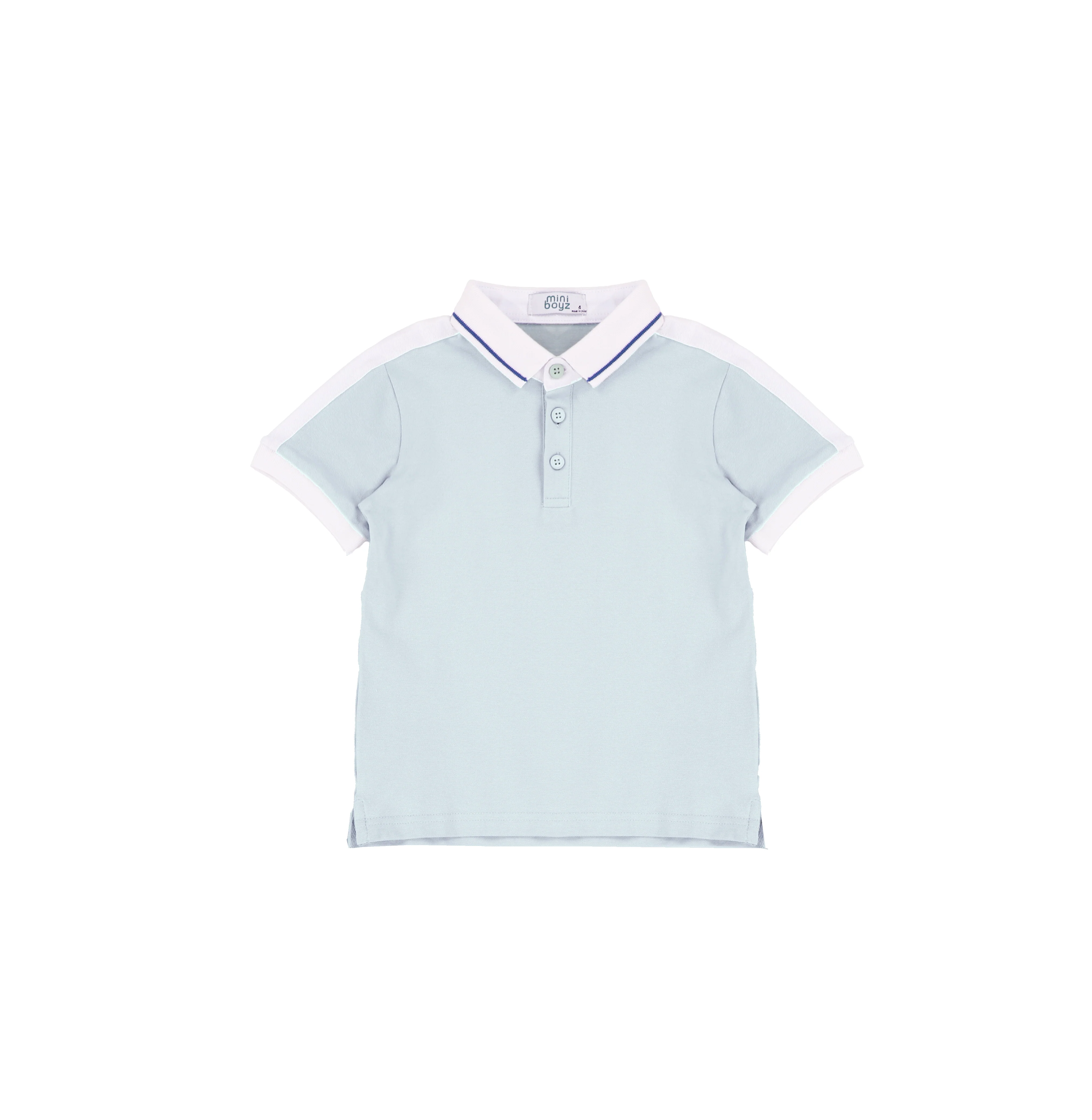 SHORT SLEEVES COLLAR TRIM POLO - Image 2