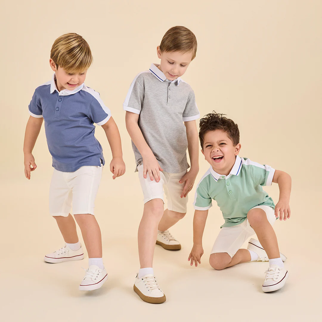 SHORT SLEEVES COLLAR TRIM POLO - Image 5