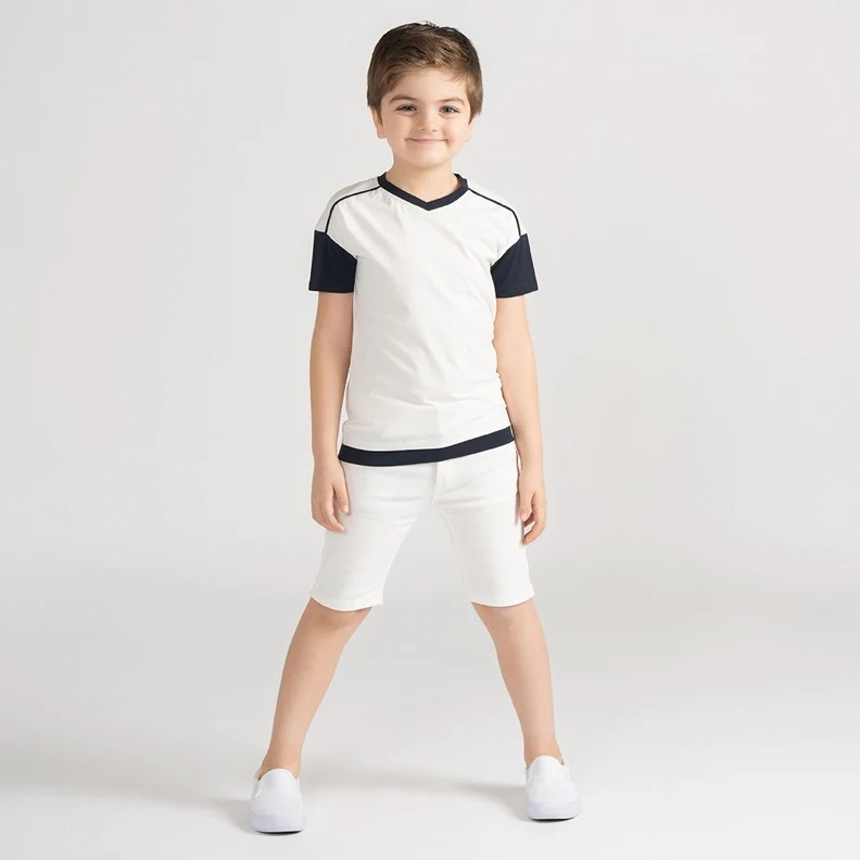 SHORT SLEEVES COLORBLOCK TSHIRT - Image 4