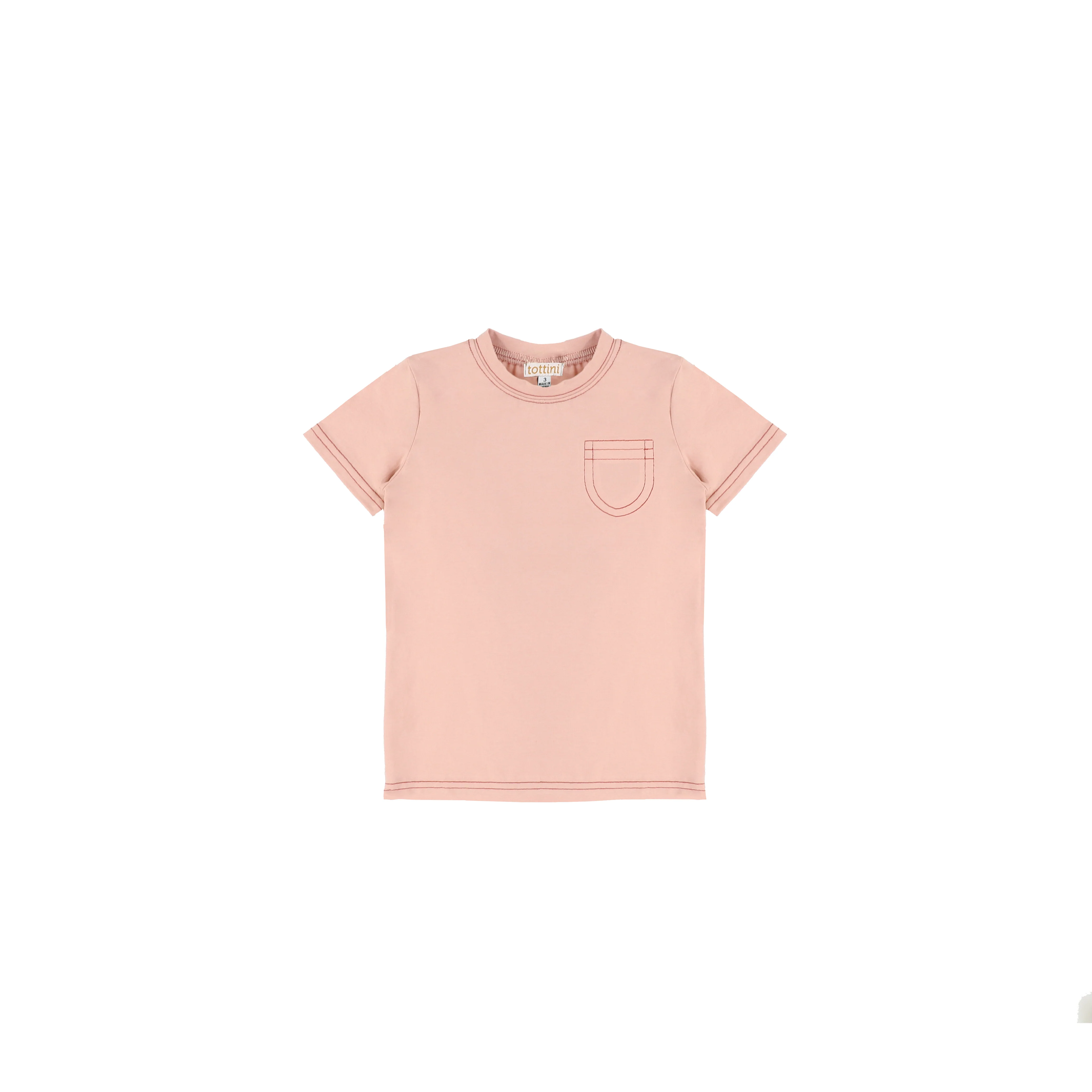SHORT SLEEVES COLORFUL STITCHED TSHIRT - Image 2