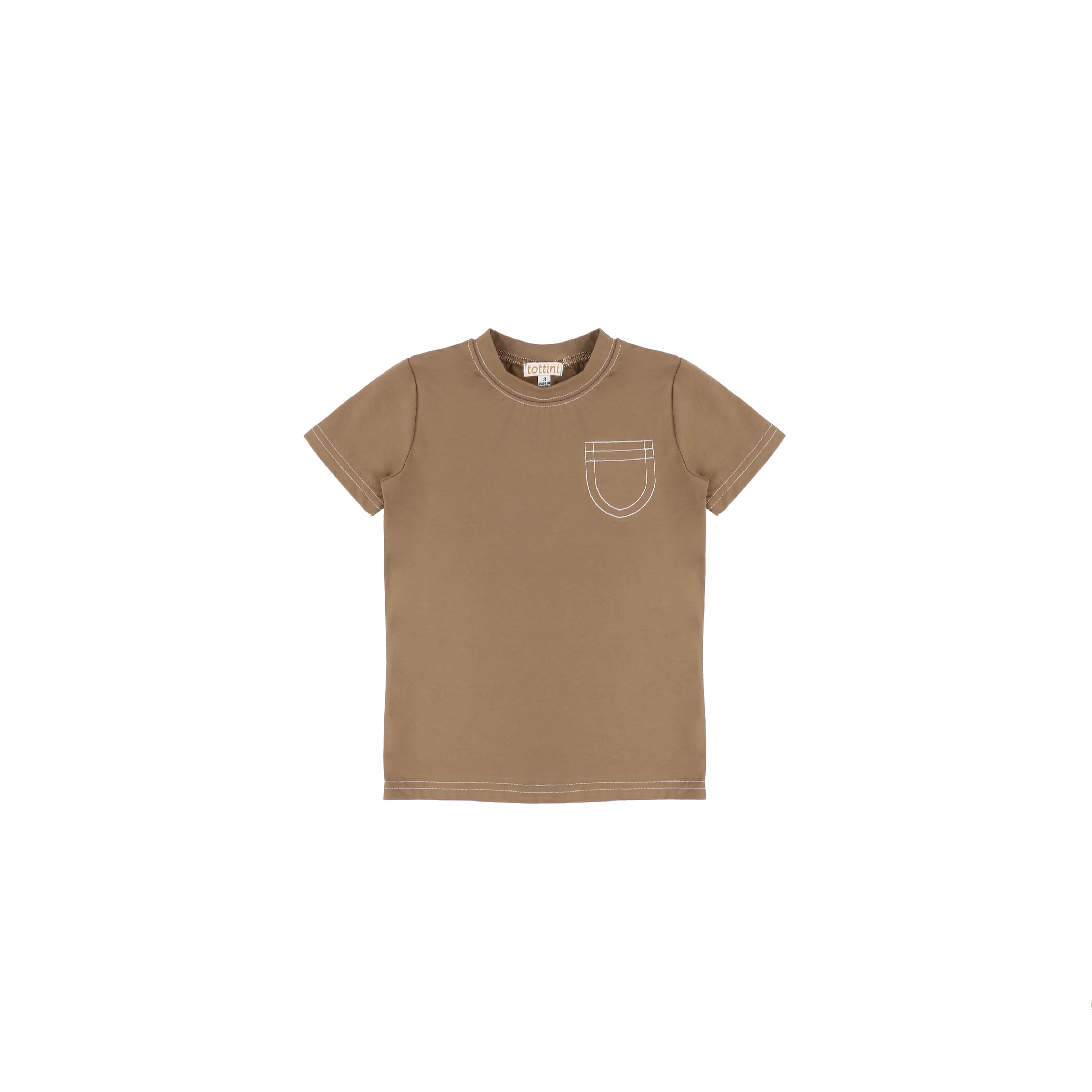 SHORT SLEEVES COLORFUL STITCHED TSHIRT - Image 3