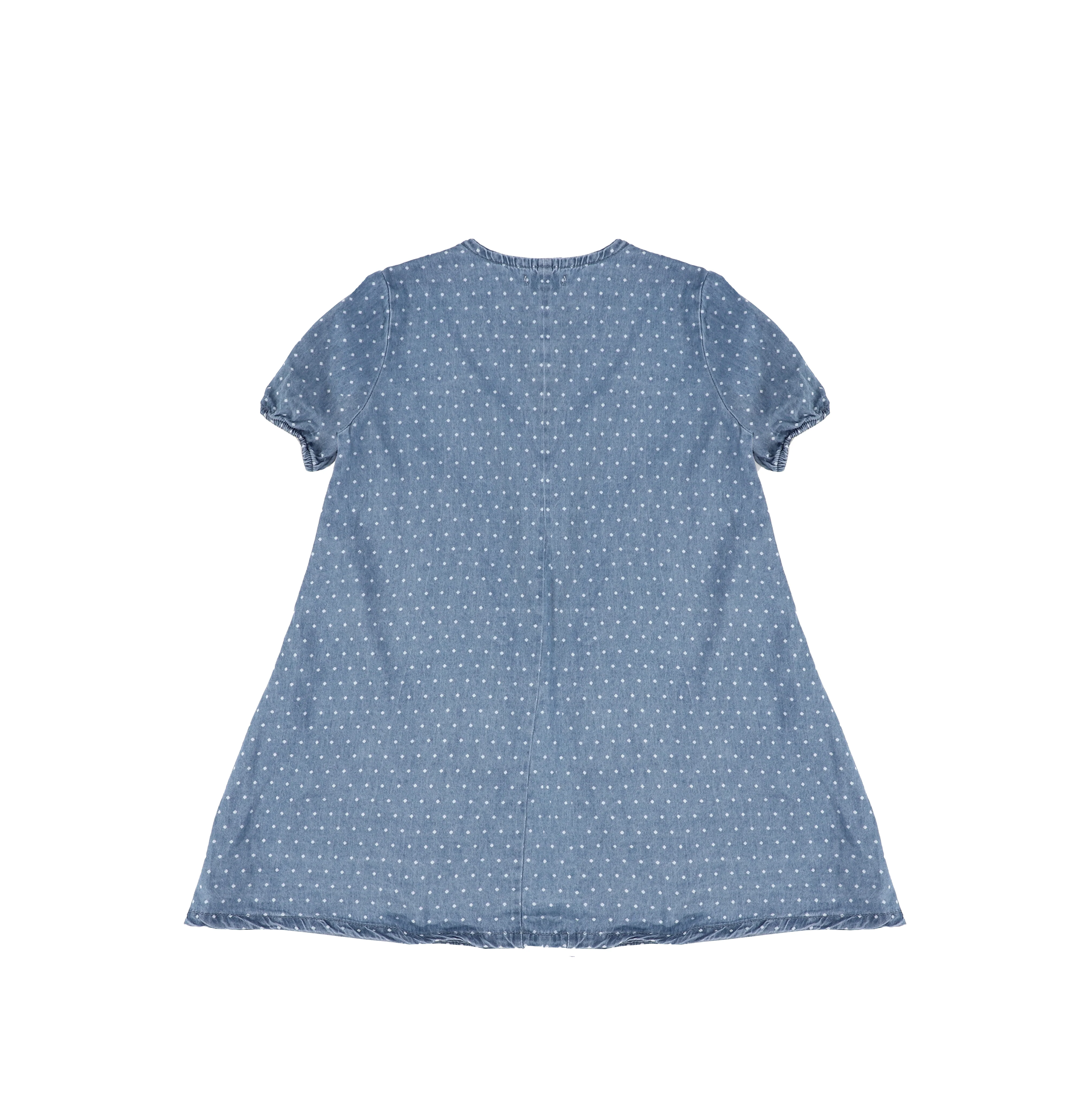 SHORT SLEEVES DIAMOND SEAM DRESS - Image 2