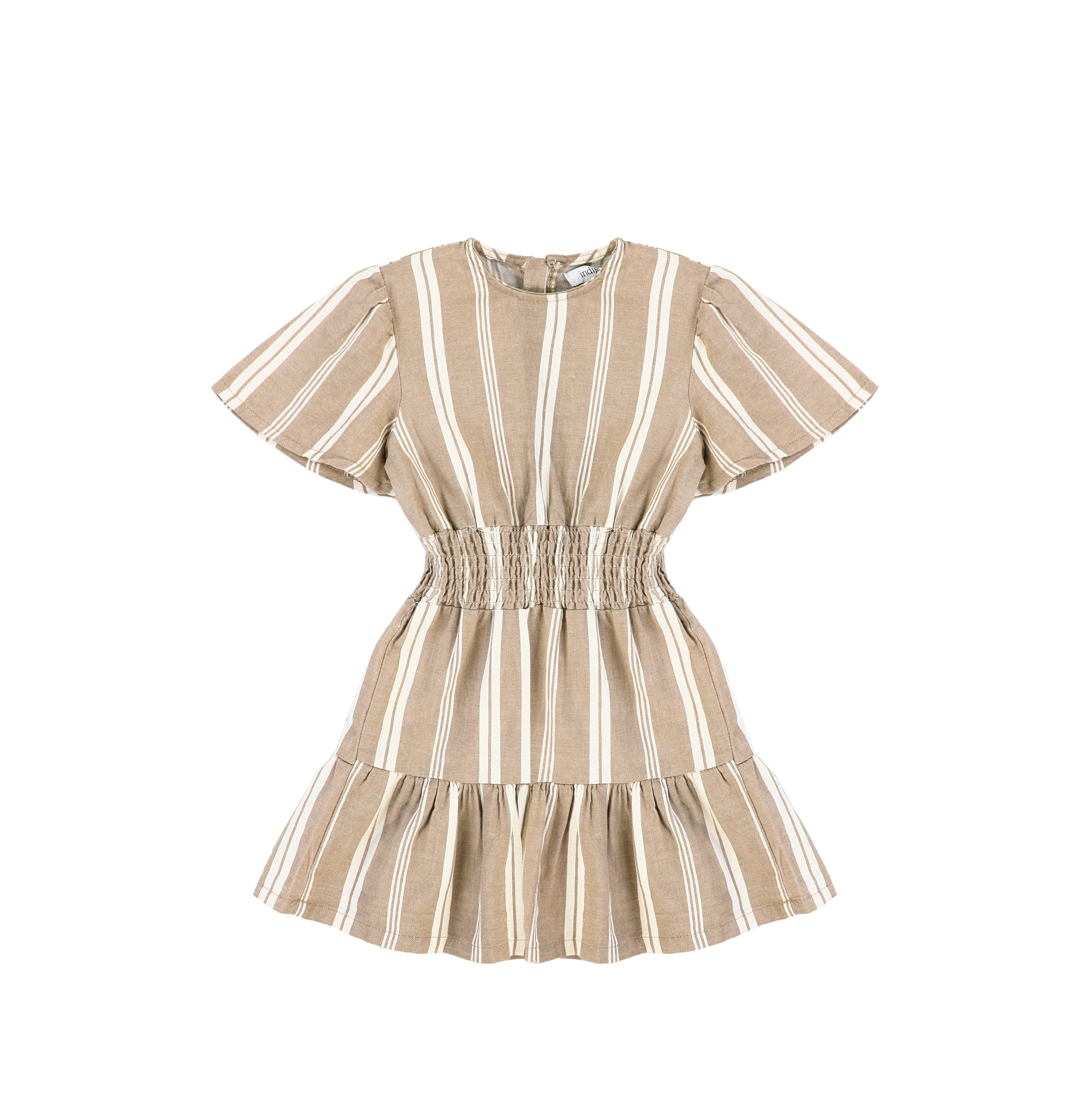 SHORT SLEEVES DOUBLE STRIPE DRESS - Image 2