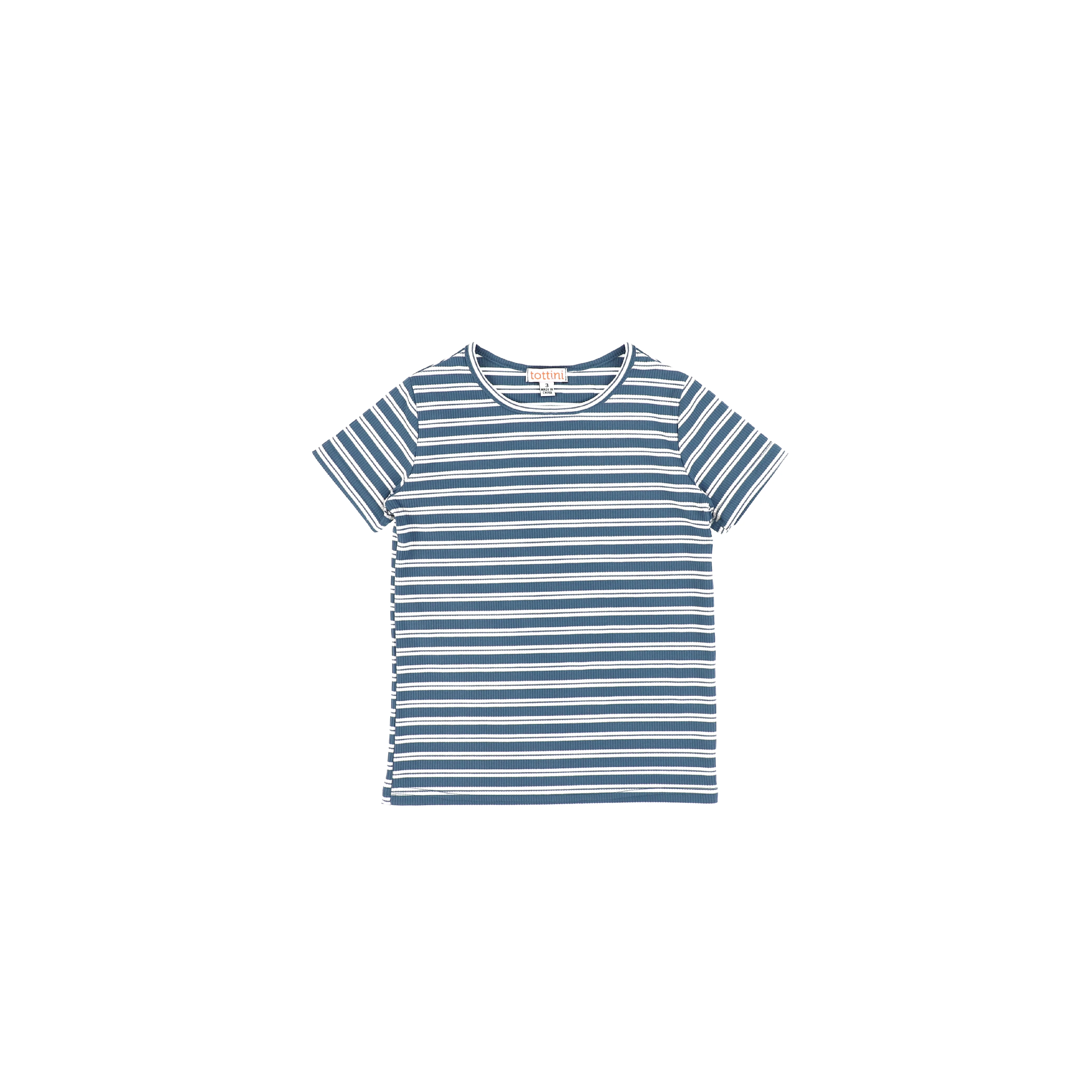 SHORT SLEEVES DOUBLE STRIPE TSHIRT