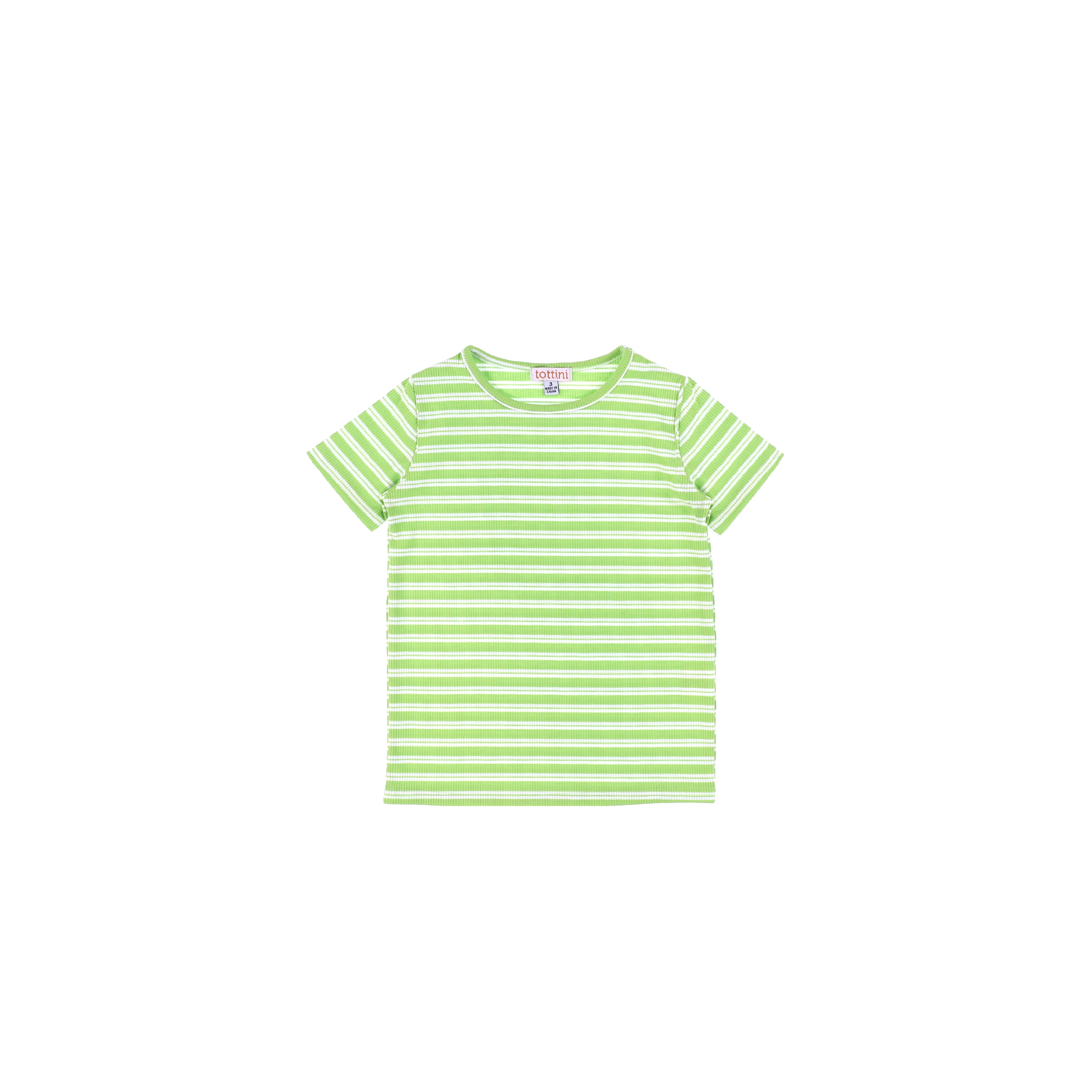 SHORT SLEEVES DOUBLE STRIPE TSHIRT - Image 3