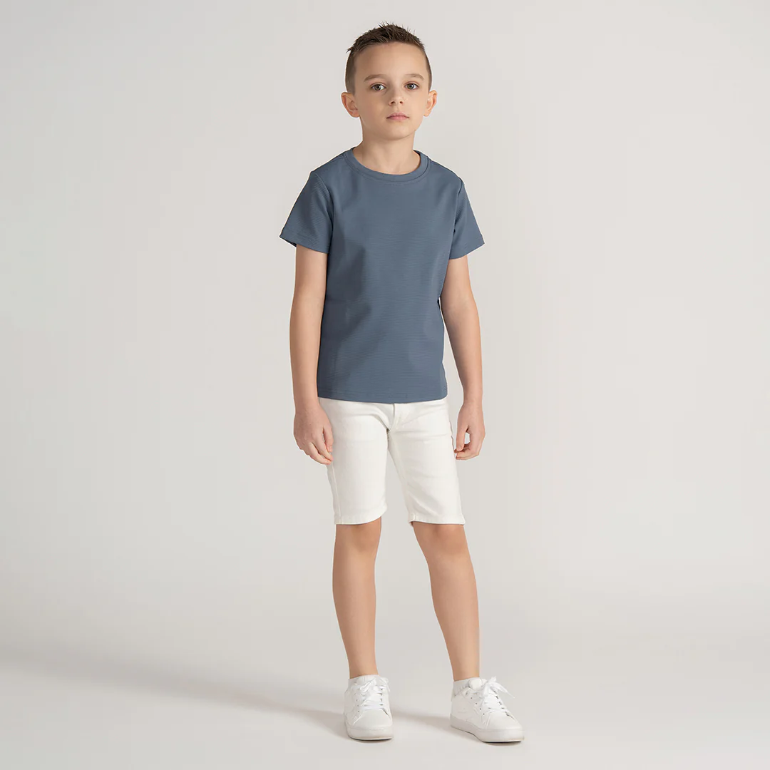 SHORT SLEEVES DRY FIT RIBBED TEE - Image 5