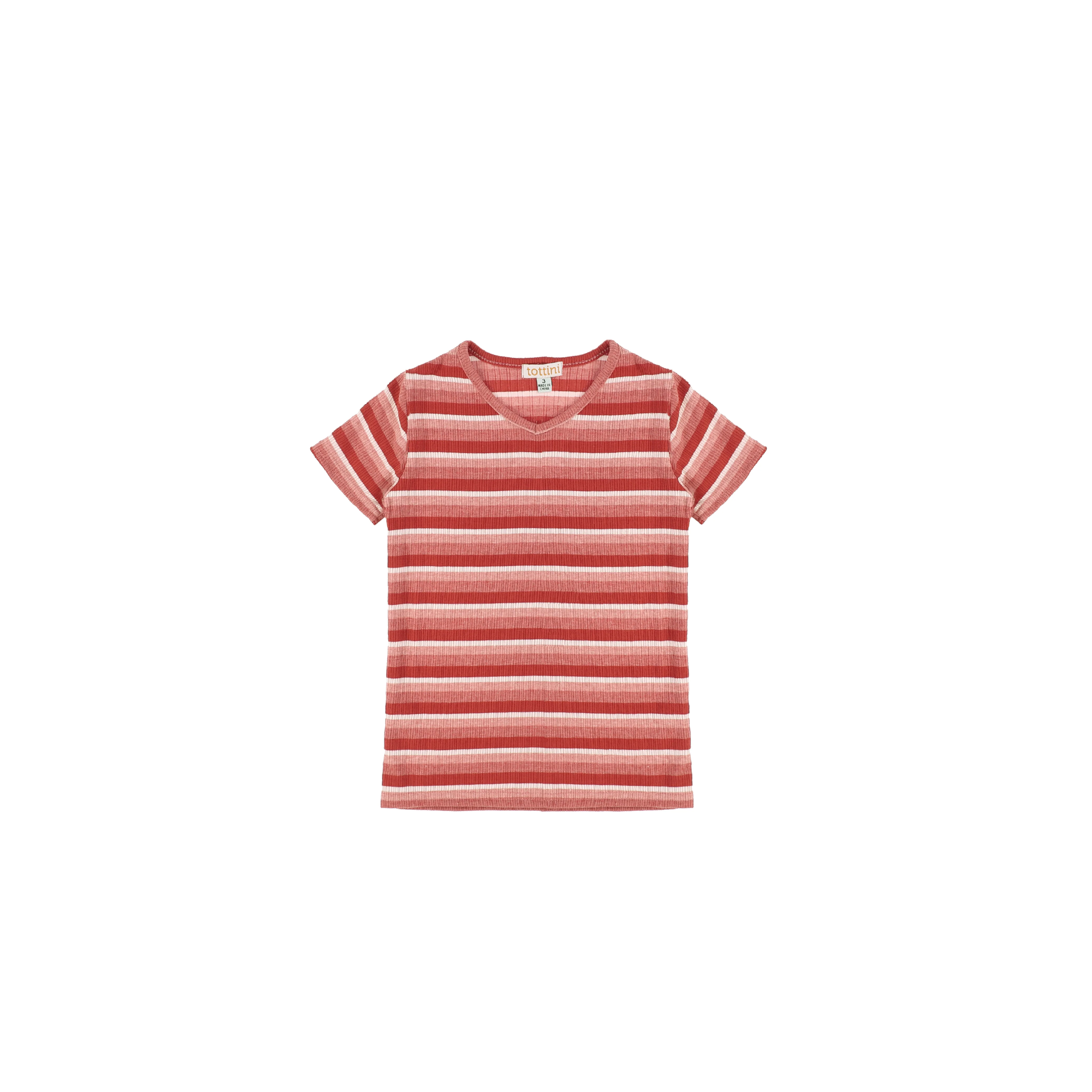 SHORT SLEEVES OMBRE STRIPE TSHIRT - Image 4