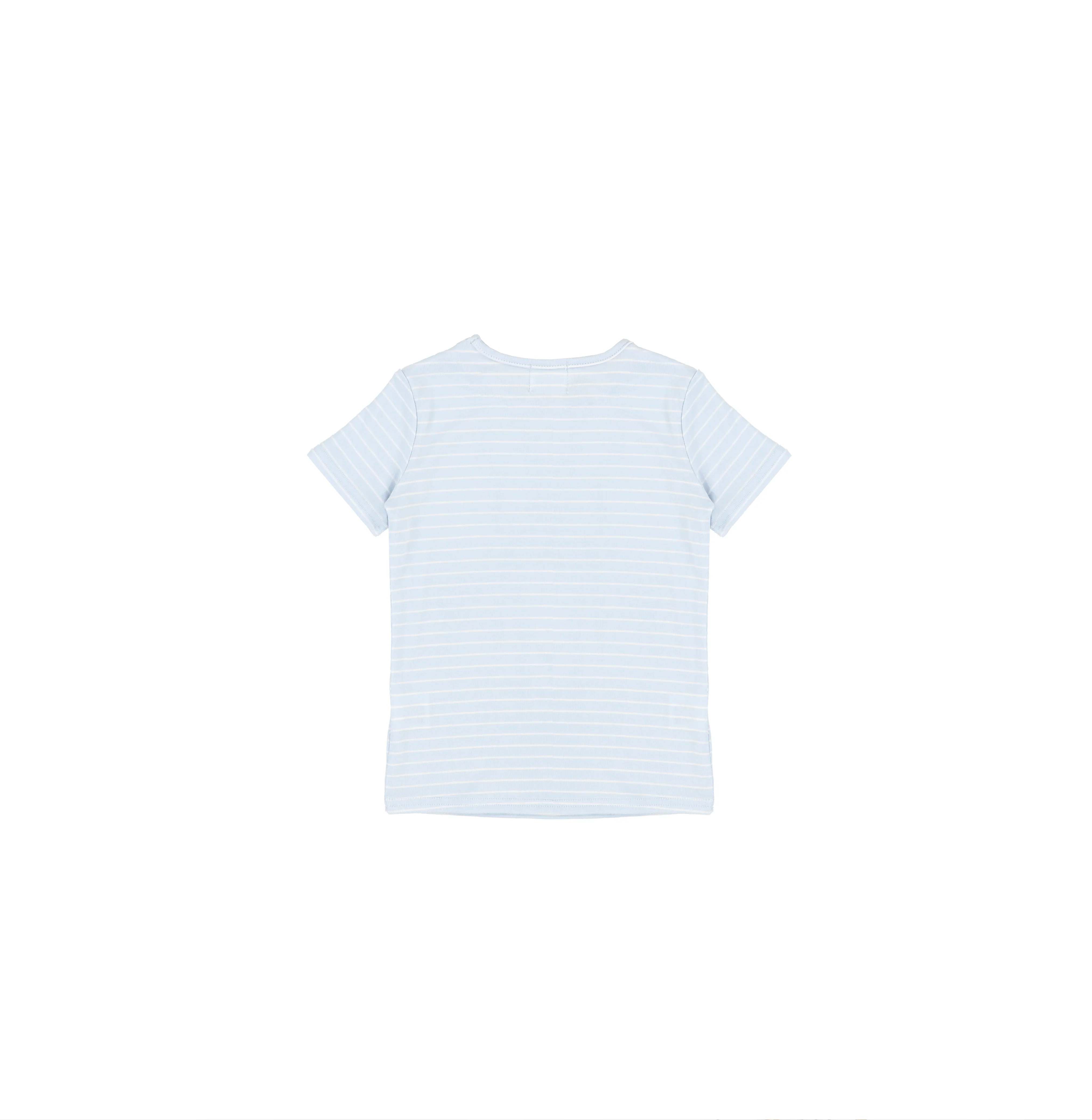 SHORT SLEEVES PASTEL STRIPED TSHIRT - Image 4