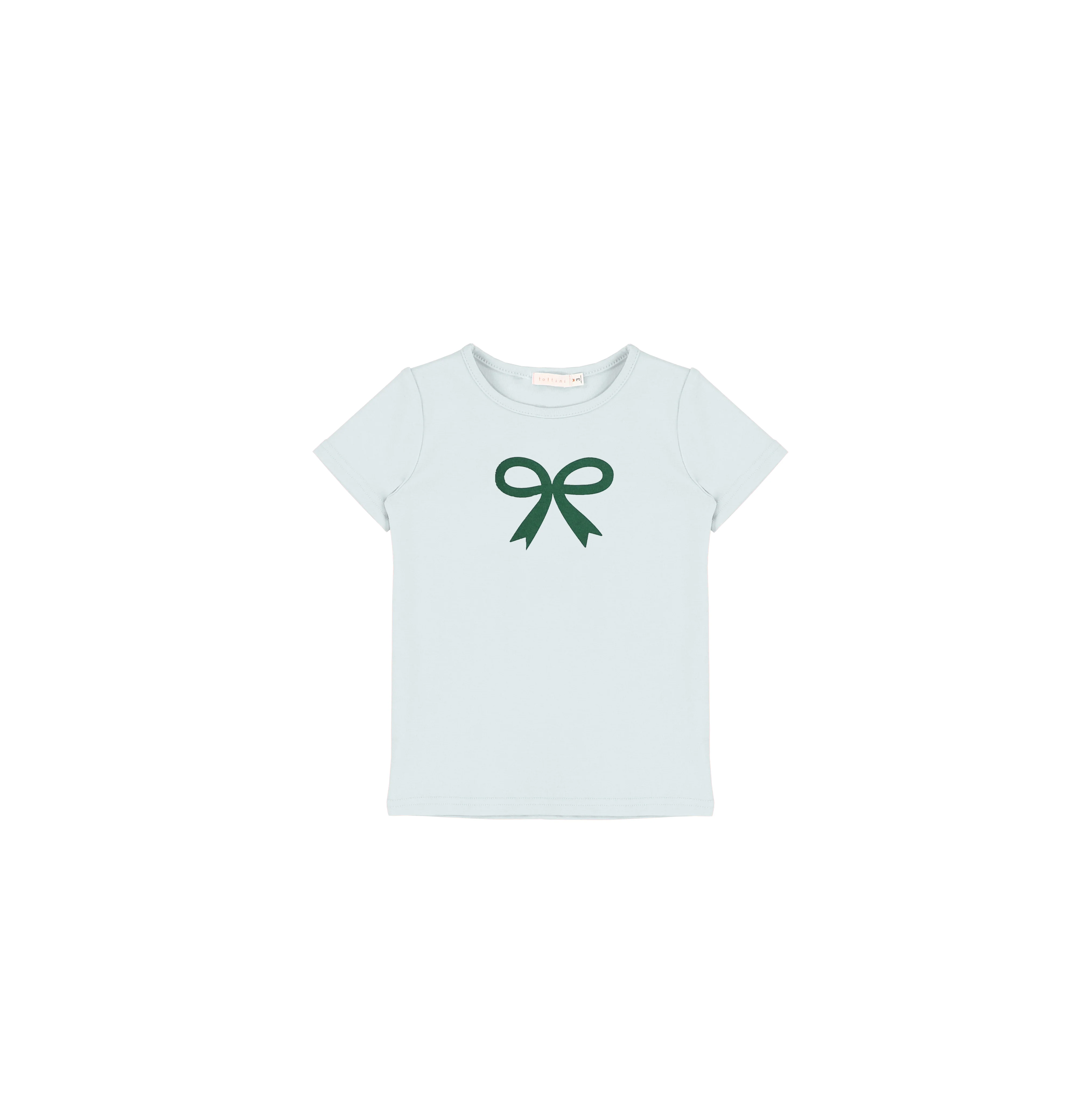 SHORT SLEEVES PRINTED BOW TSHIRT - Image 2