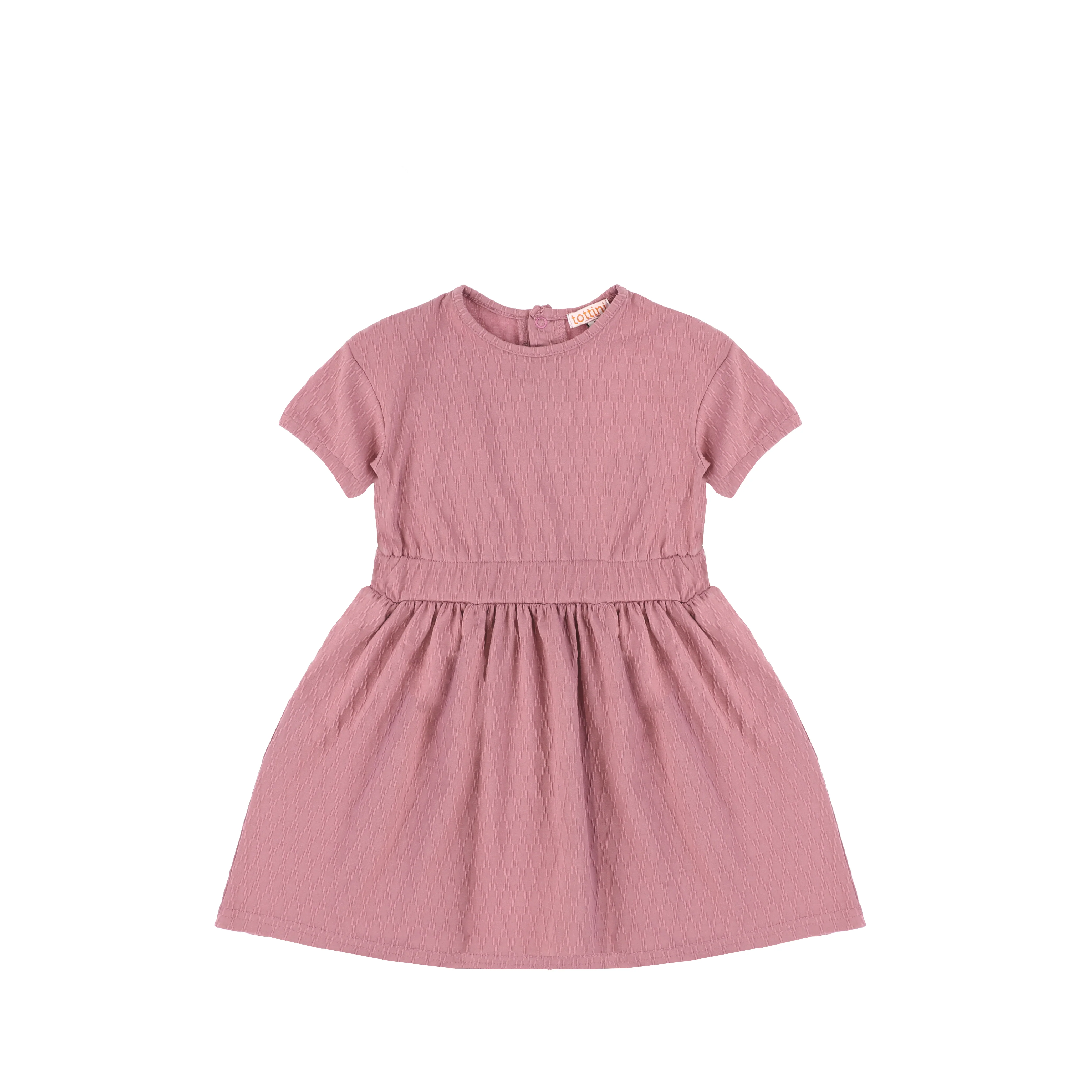 SHORT SLEEVES RAISED TEXTURED DRESS - Image 2