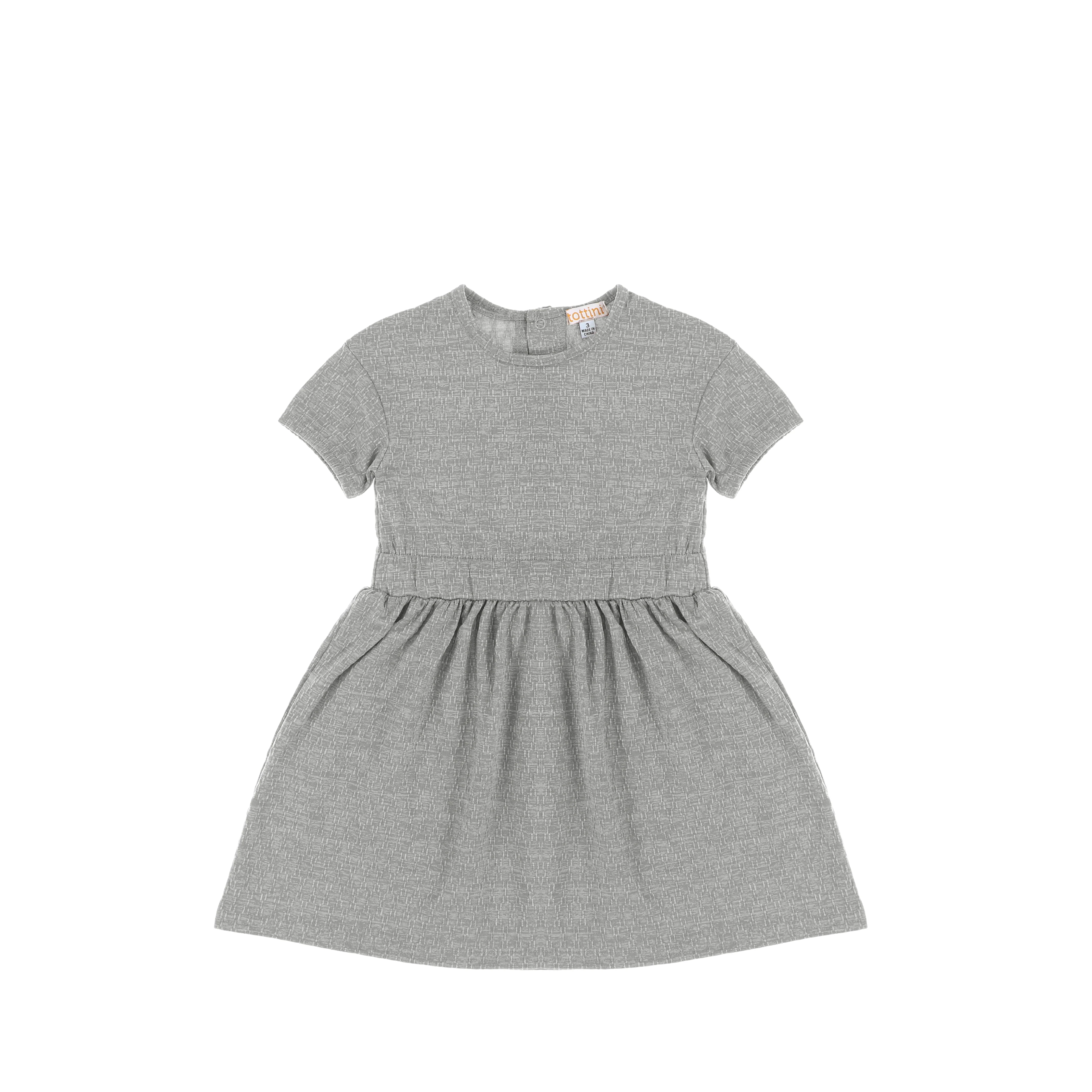 SHORT SLEEVES RAISED TEXTURED DRESS - Image 4