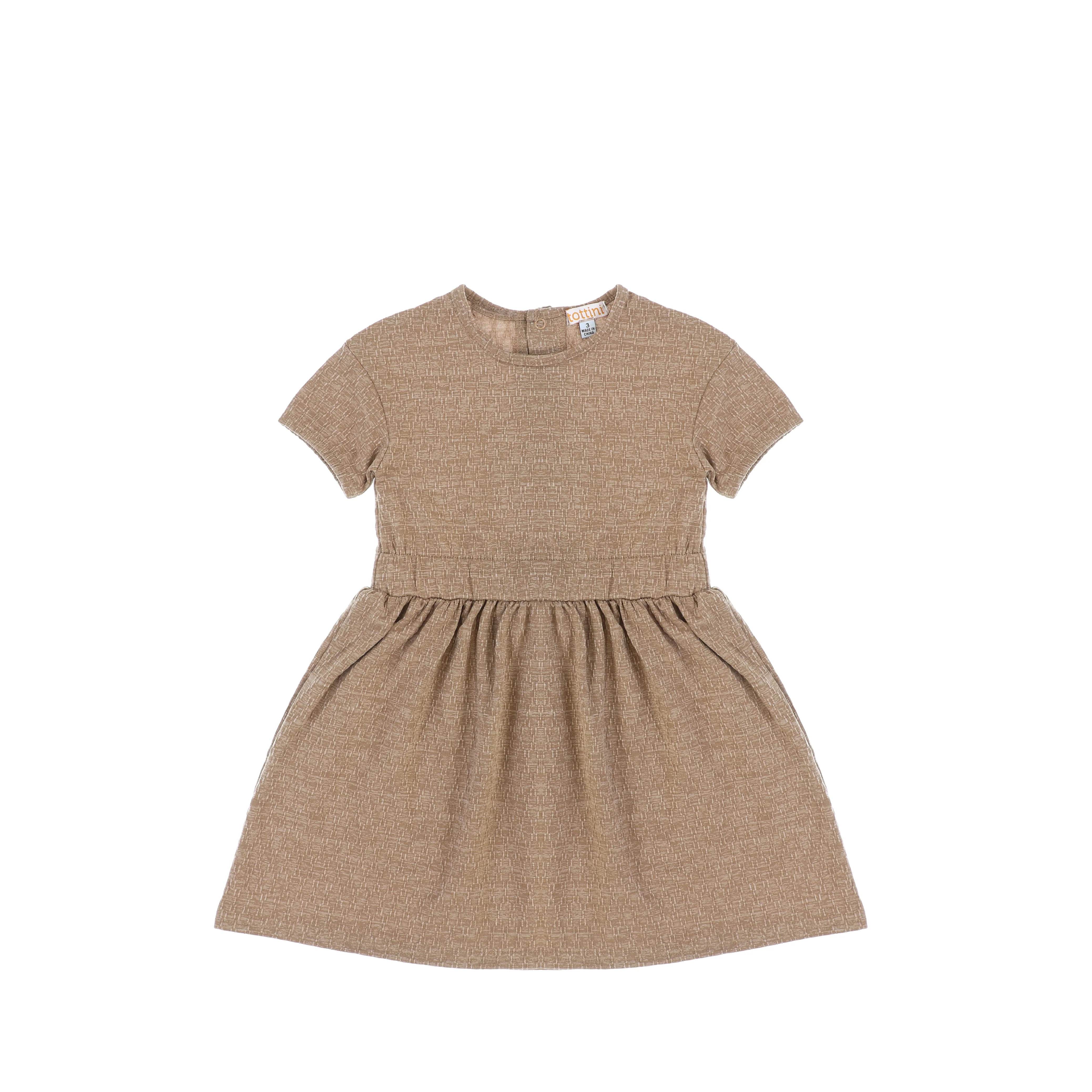 SHORT SLEEVES RAISED TEXTURED DRESS - Image 5