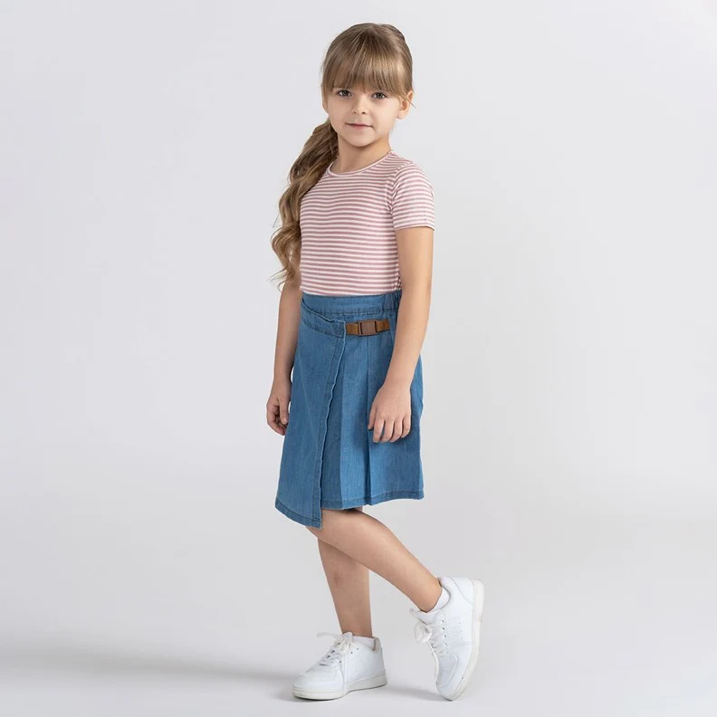 SHORT SLEEVES RIBBED STRIPED TSHIRT - Image 7