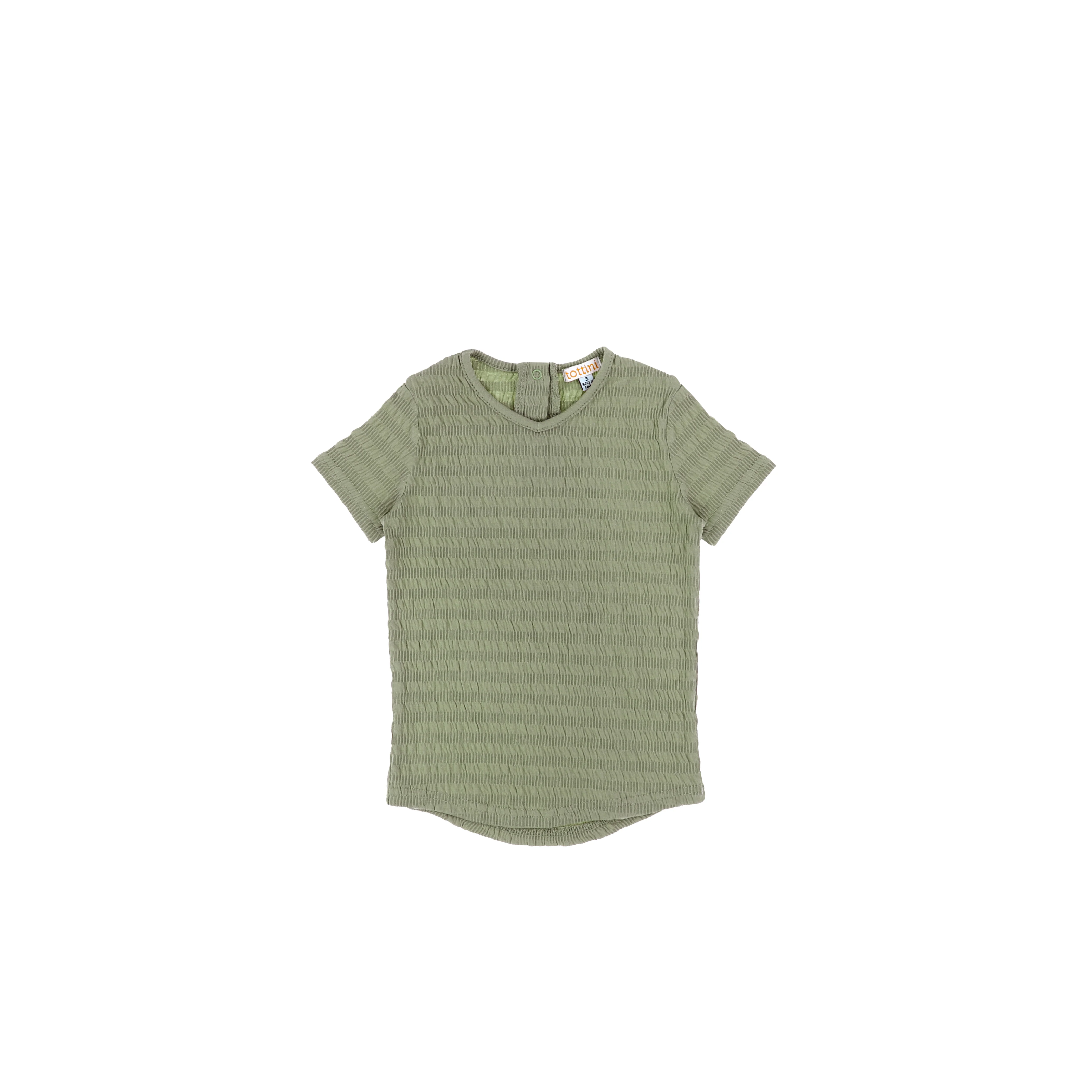 SHORT SLEEVES RIBBED TEXTURED TSHIRT - Image 2