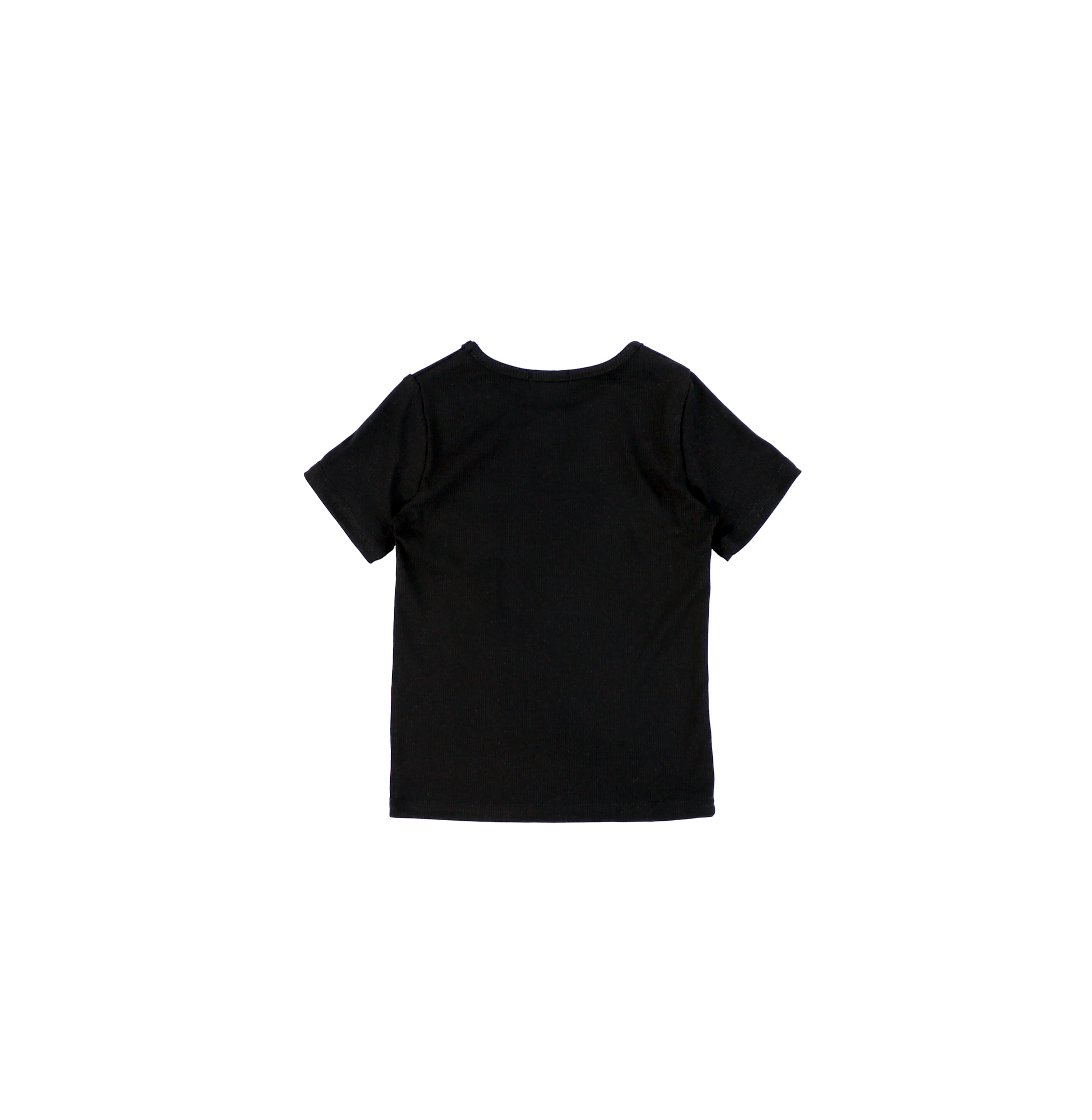 SHORT SLEEVES RIBBED TSHIRT - Image 3