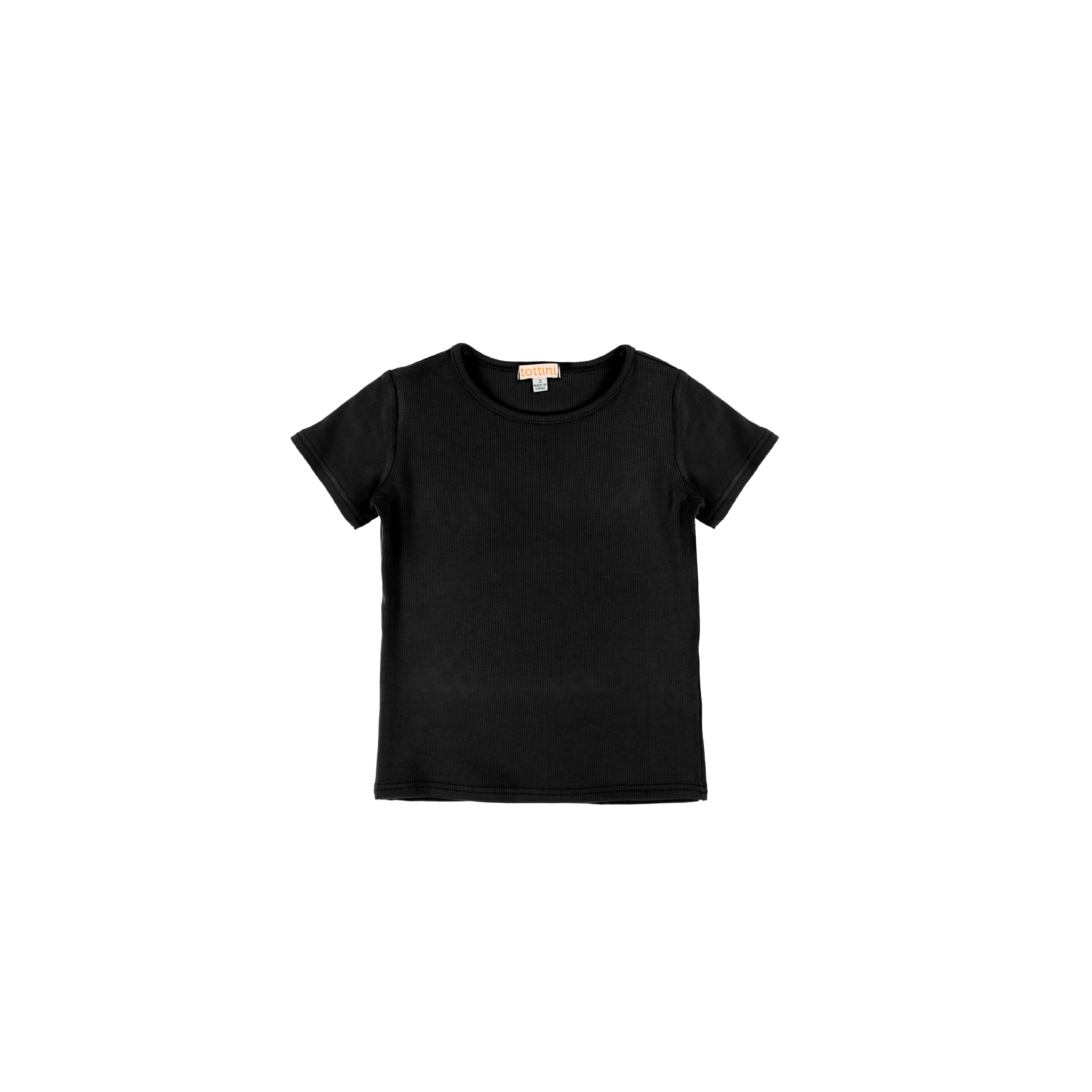 SHORT SLEEVES RIBBED TSHIRT - Image 2