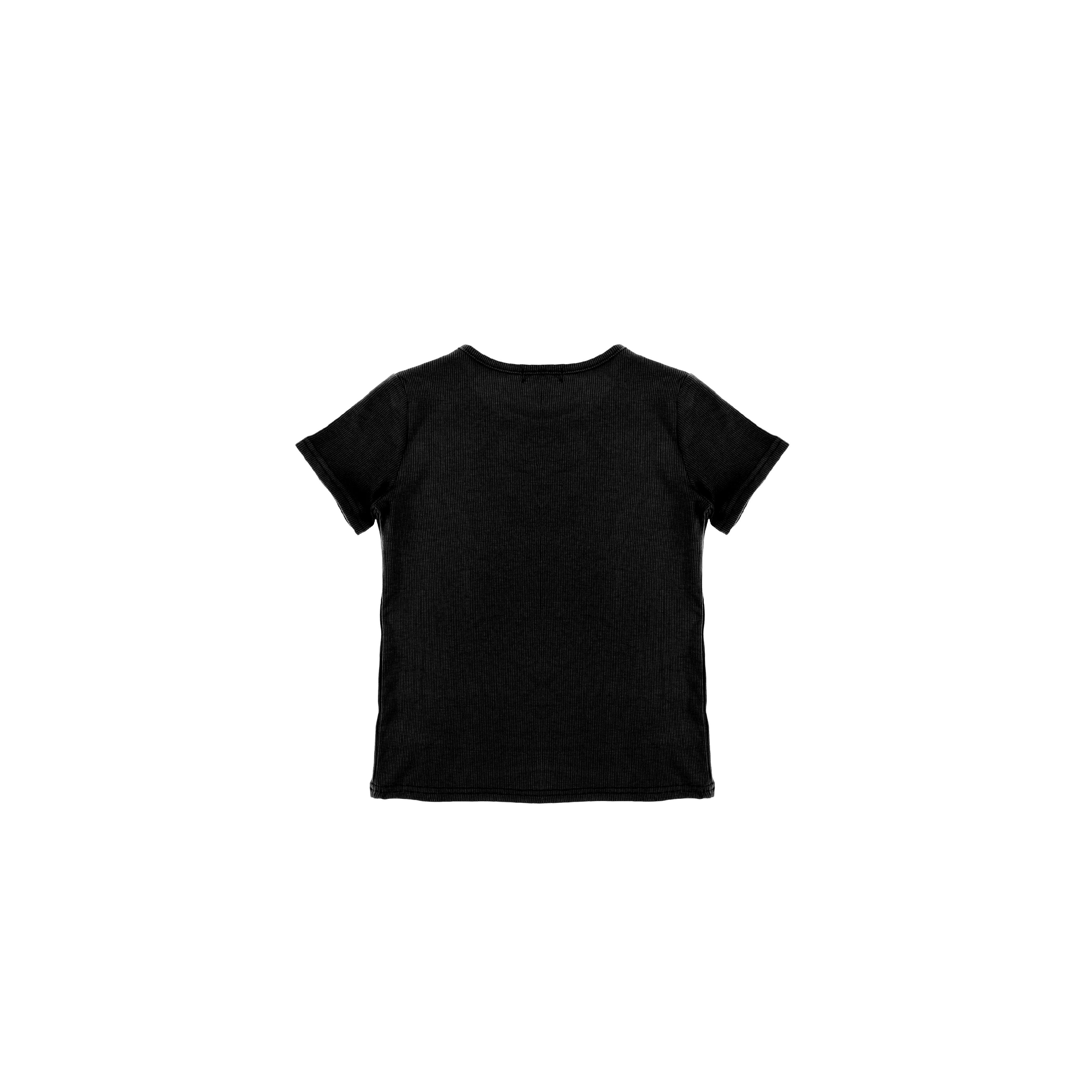 SHORT SLEEVES RIBBED TSHIRT - Image 4